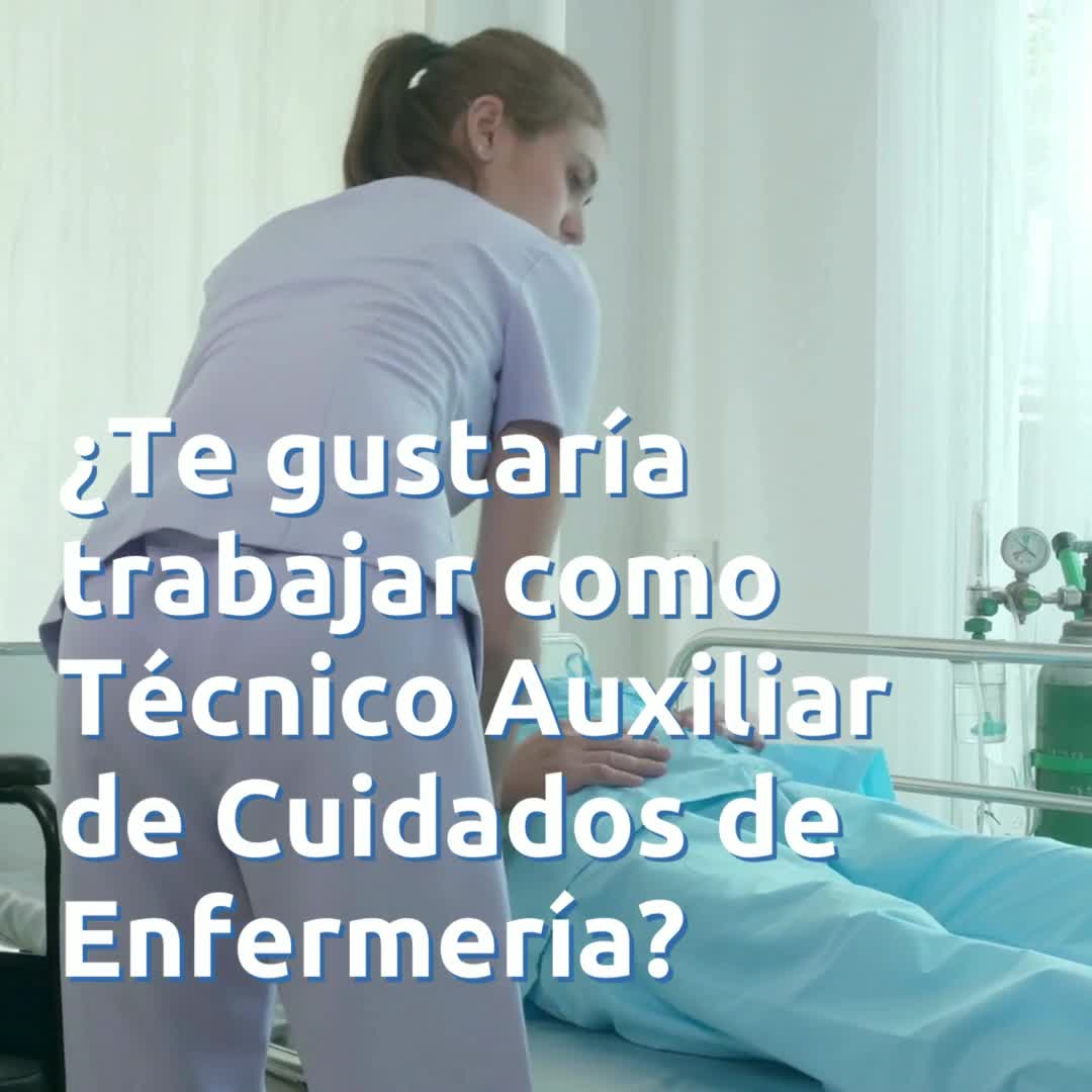 Cursos del Estado Facebook ad: Fórmate como Auxiliar de Enfermería