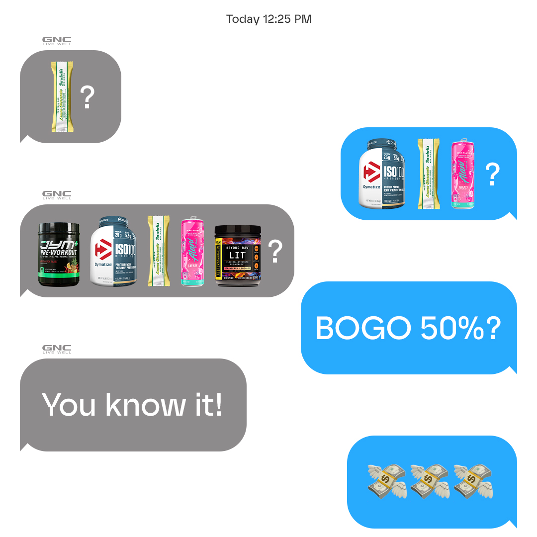 GNC Live Well Facebook ad