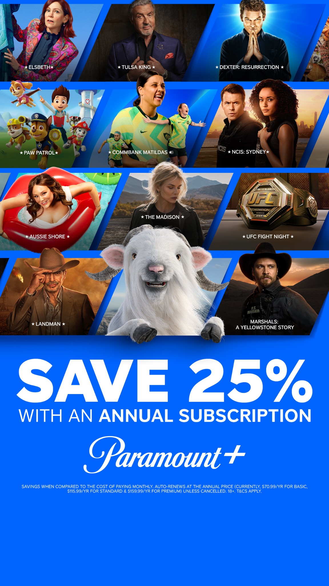 Paramount+ Facebook ad