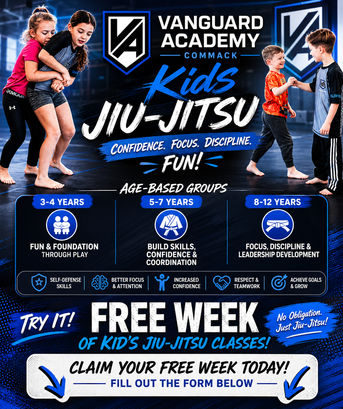 Vanguard Academy Jiu Jitsu Facebook ad