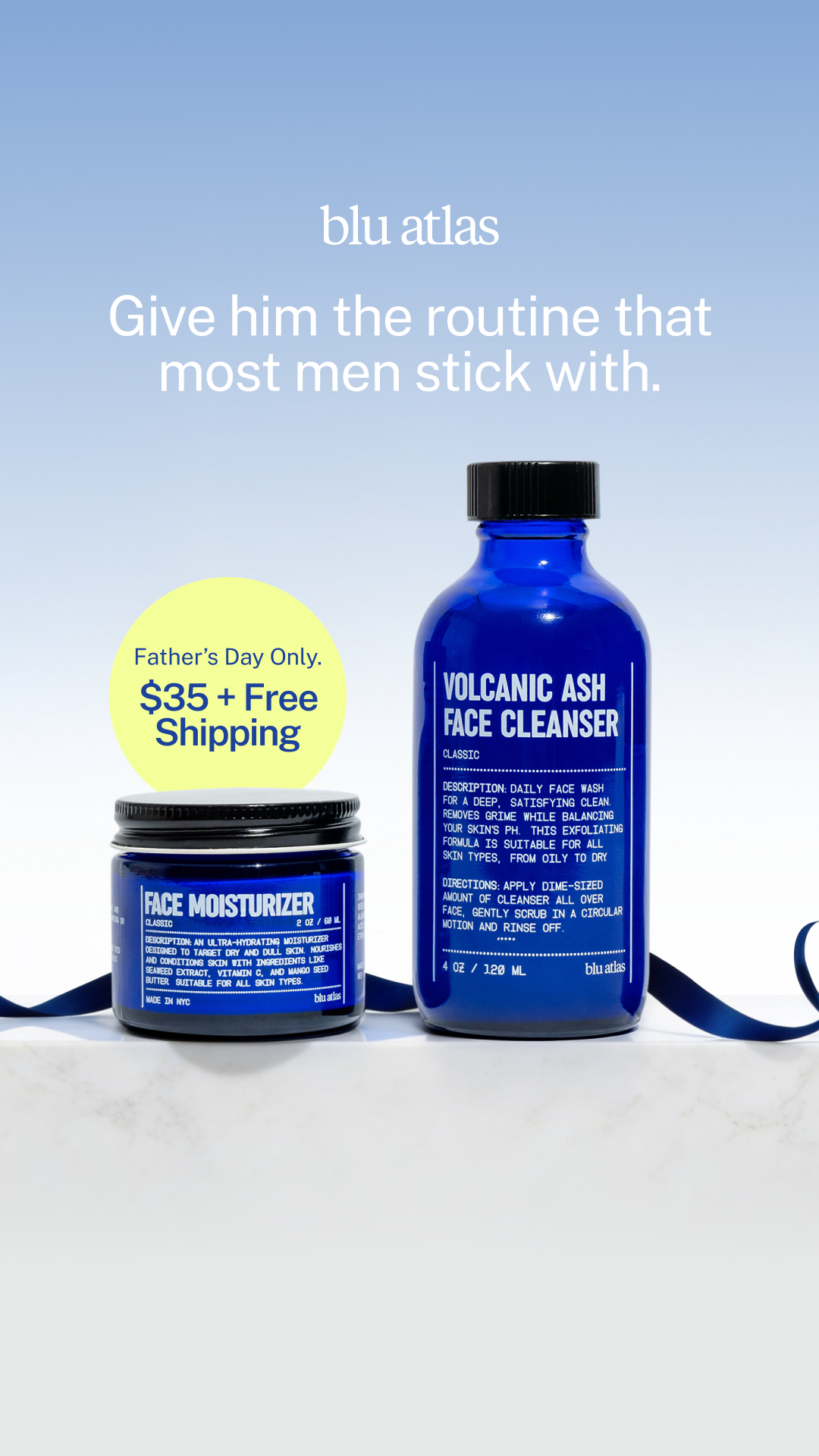 Blu Atlas Facebook ad