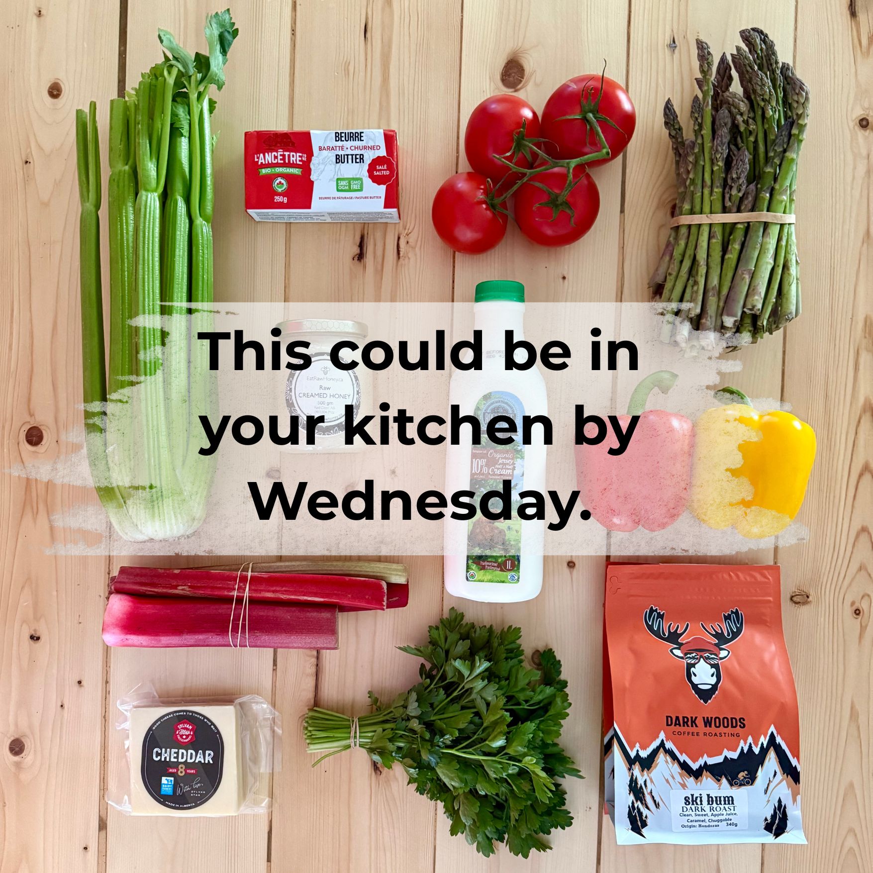 Steel Pony Farm Facebook ad: Fresh & Local in 3 Easy Steps