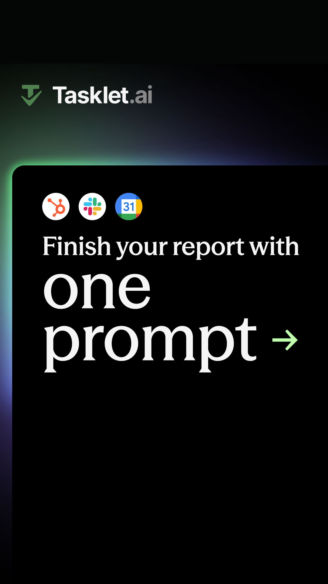 Tasklet Facebook ad