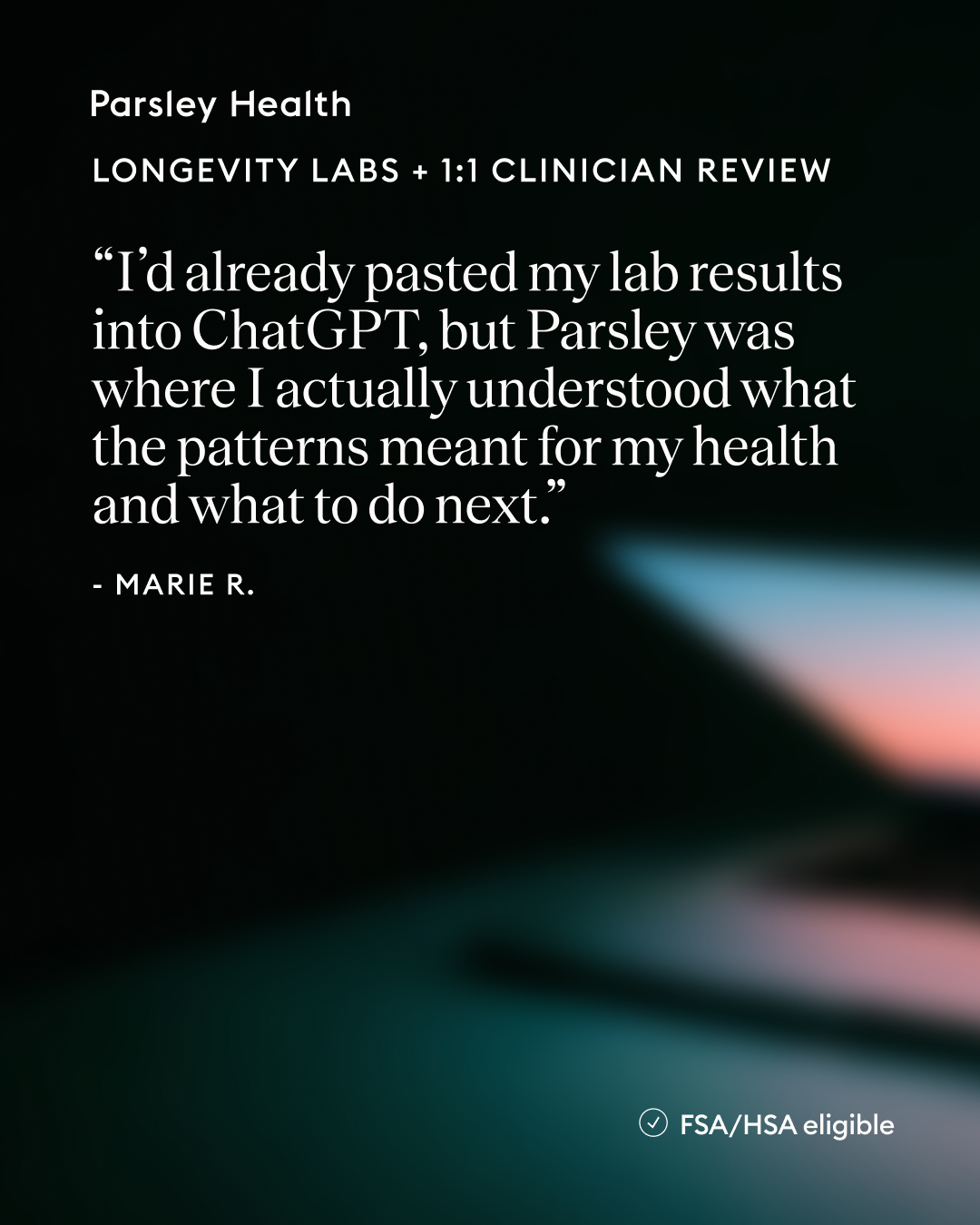 Parsley Health - Root Cause Medicine Facebook ad