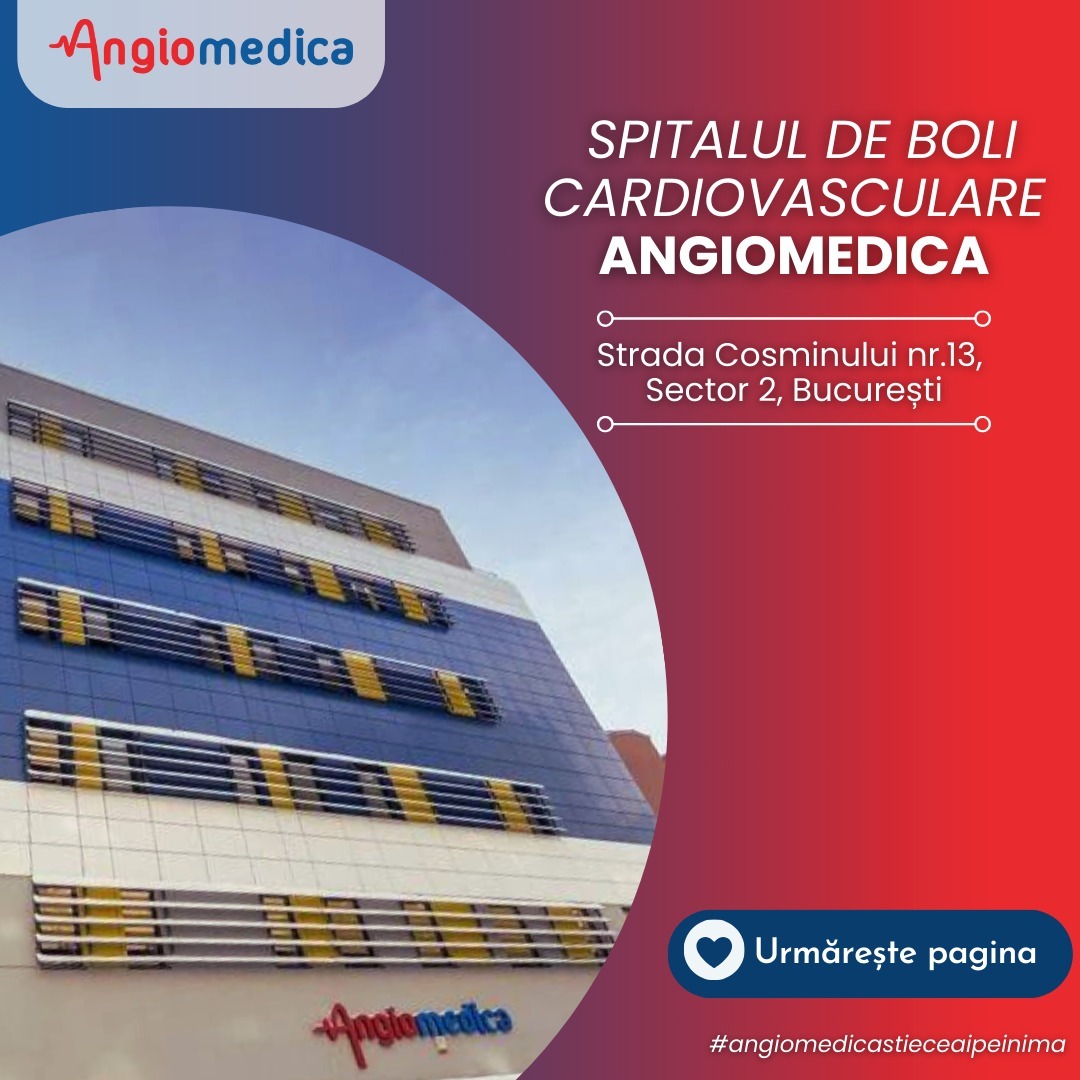 Spitalul de Boli Cardiovasculare Angiomedica Facebook ad: Fii la curent cu toate noutatile din domeniu…