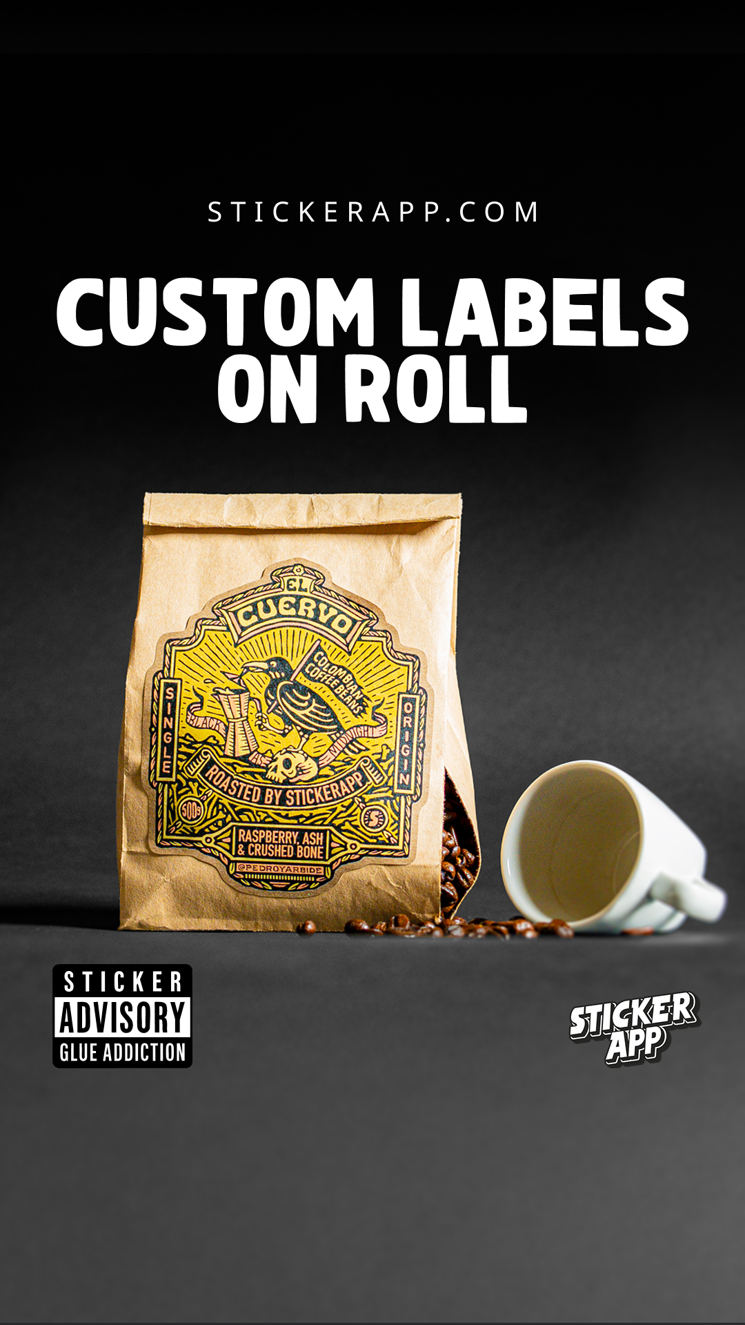 StickerApp Facebook ad