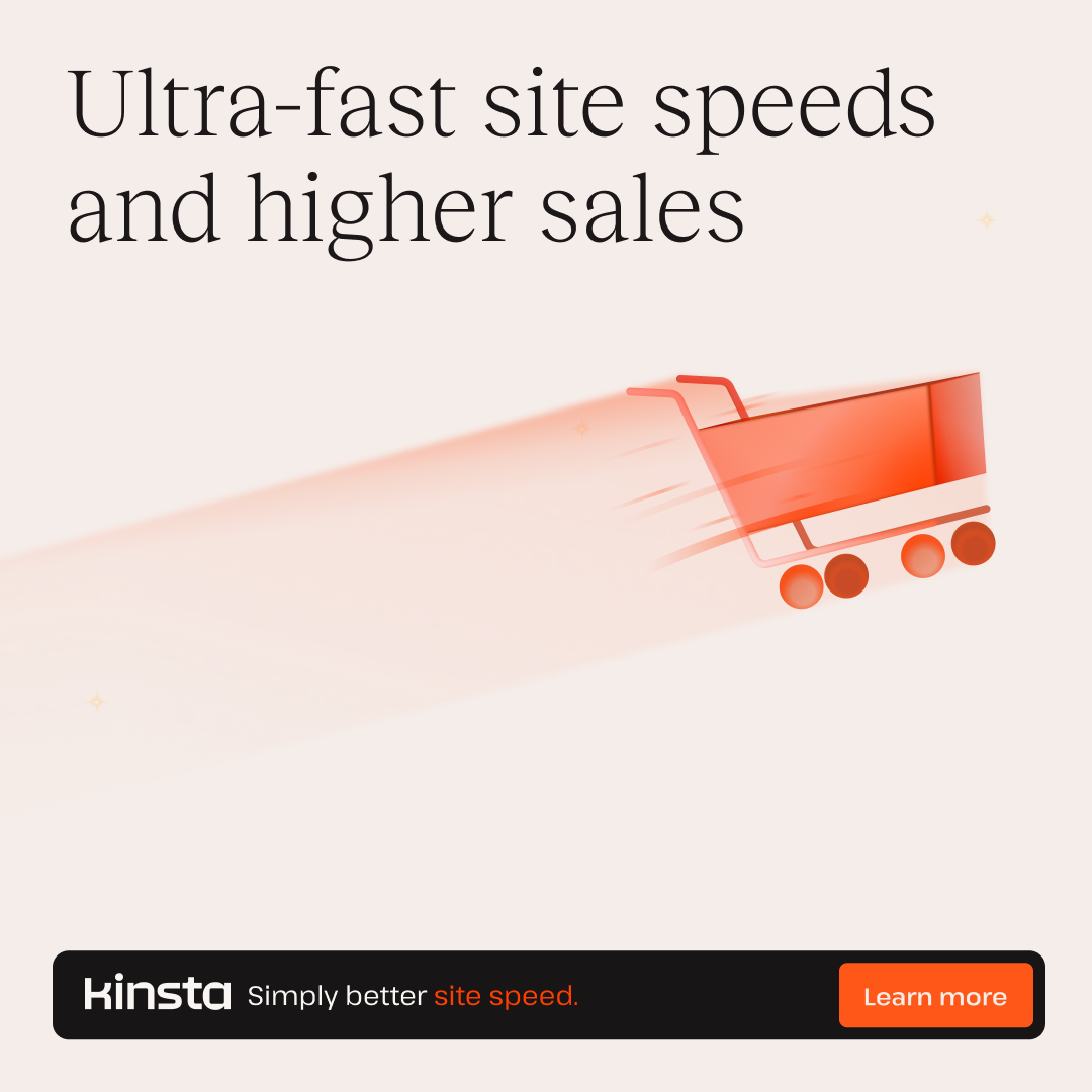 Kinsta Facebook ad