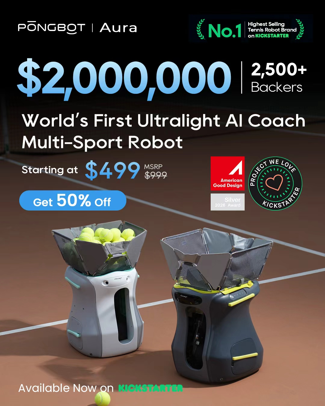 Pongbot Sports Facebook ad