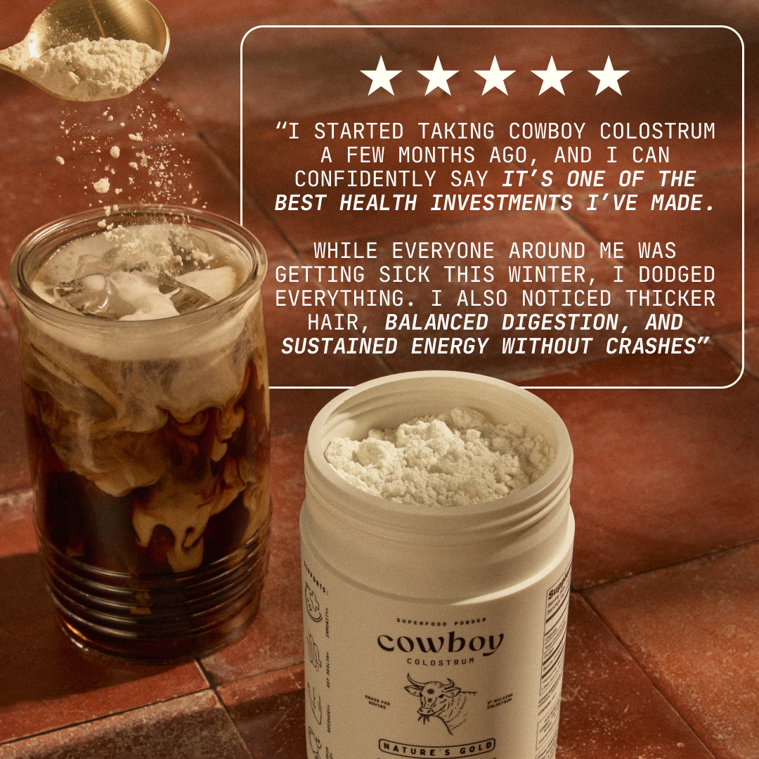 Cowboy Colostrum Facebook ad