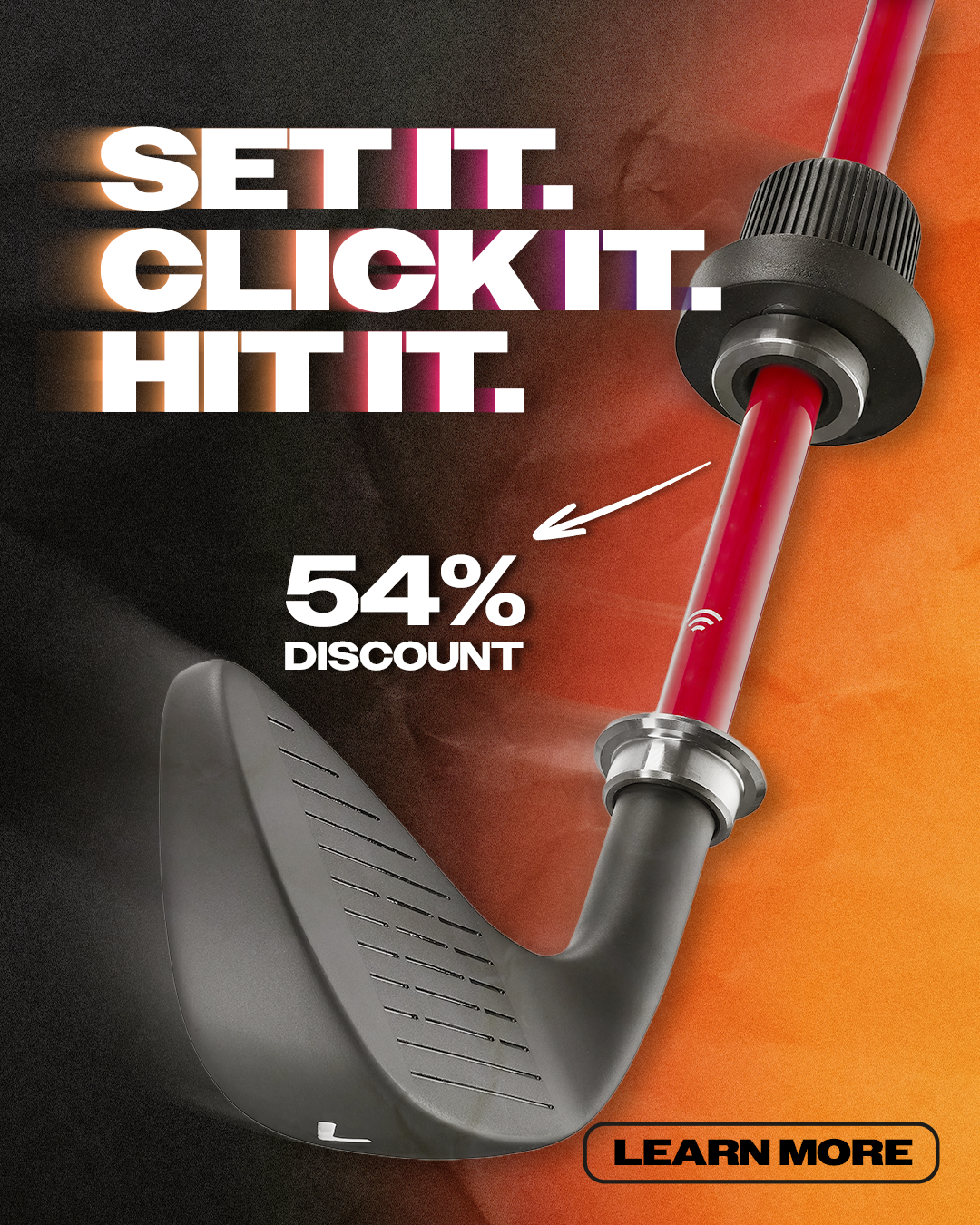 Performance Golf Facebook ad