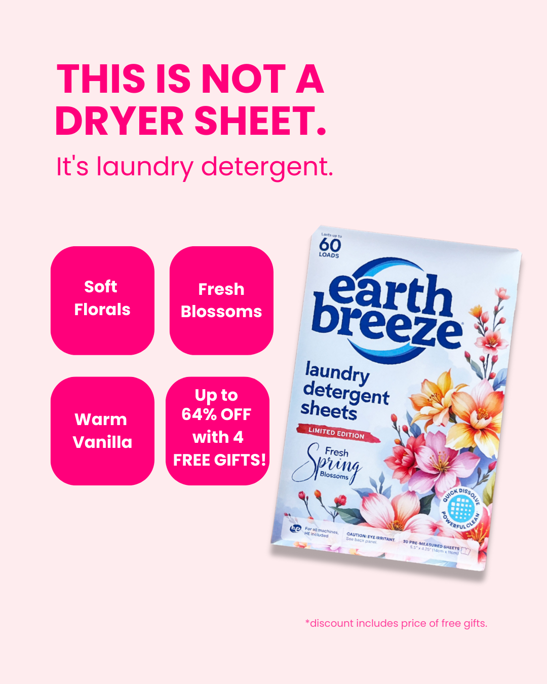 Earth Breeze Facebook ad