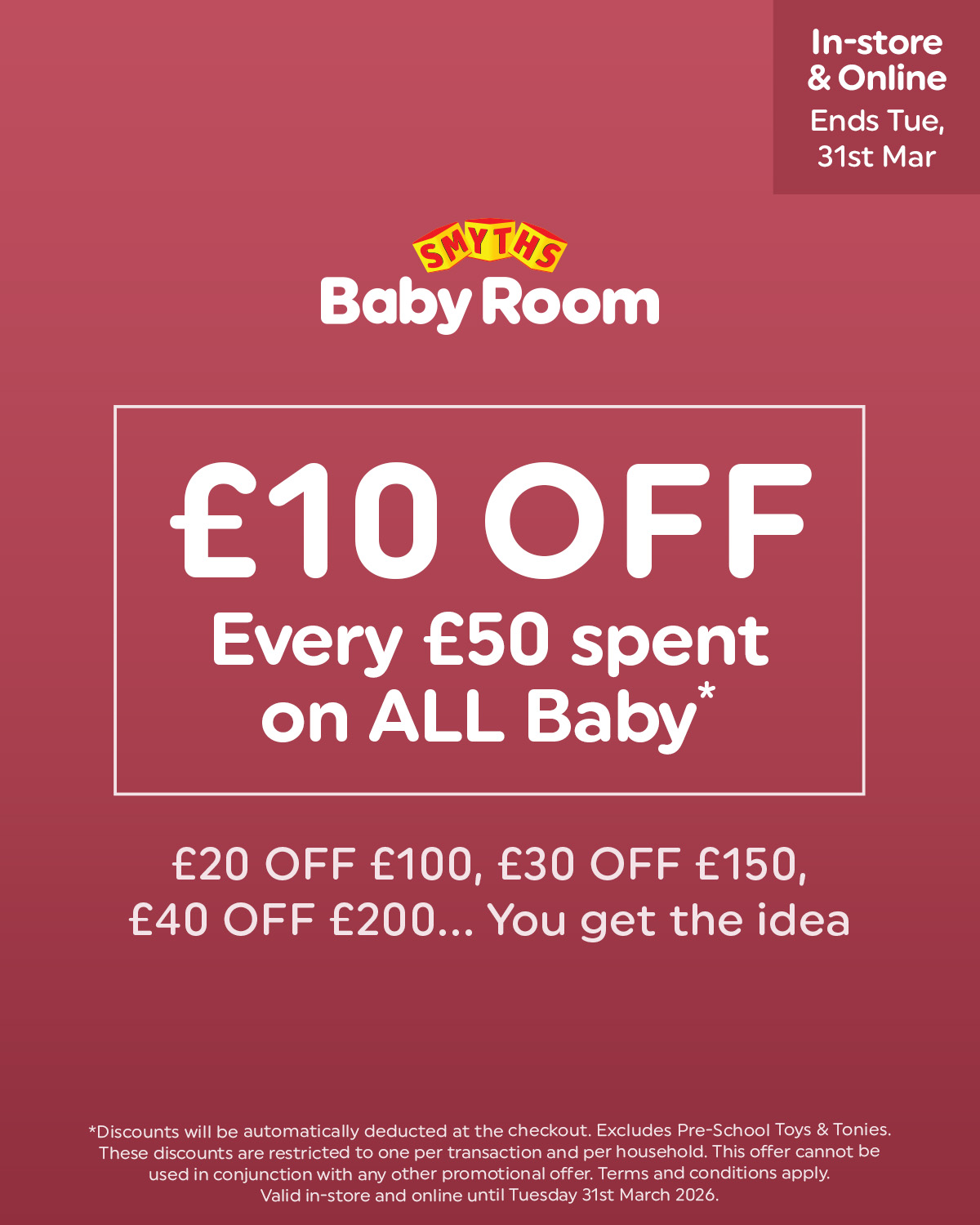 Smyths Toys Superstores Facebook ad