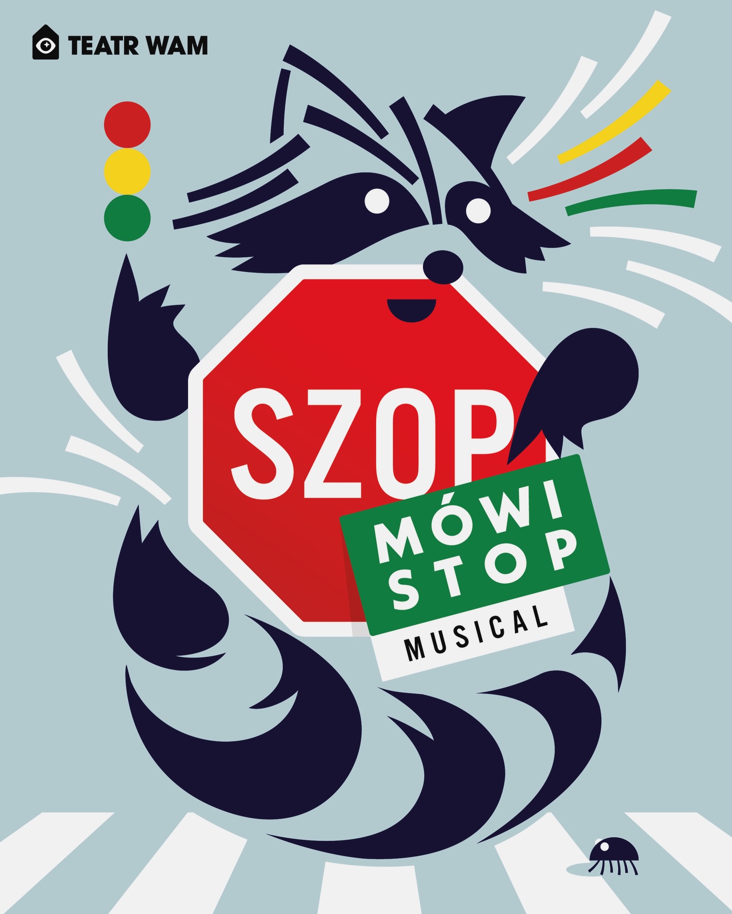 TEATR WAM Facebook ad: SZOP MÓWI STOP, familijny spektakl o bezpieczeństwie!