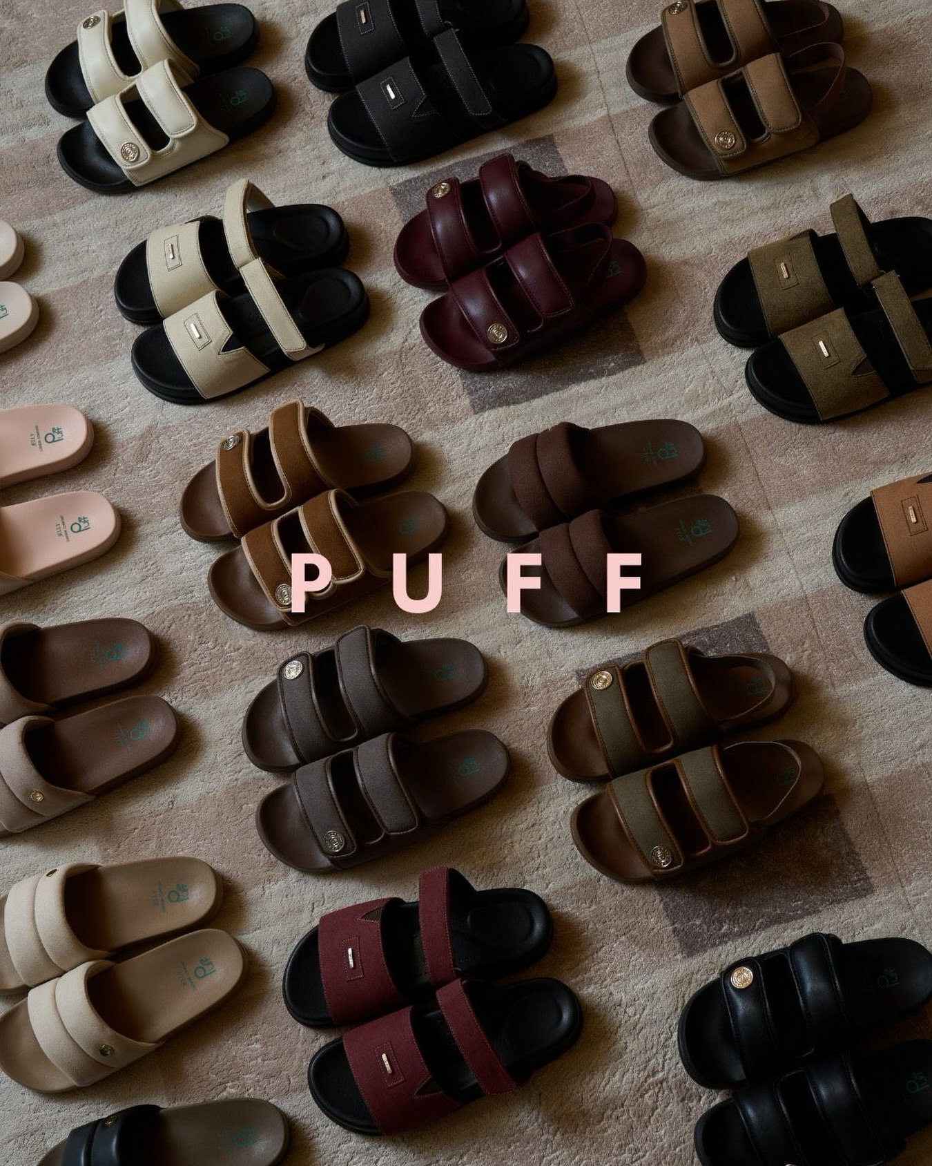 Puffshoes.official Facebook ad: Step into comfort with our everyday fave sandals!