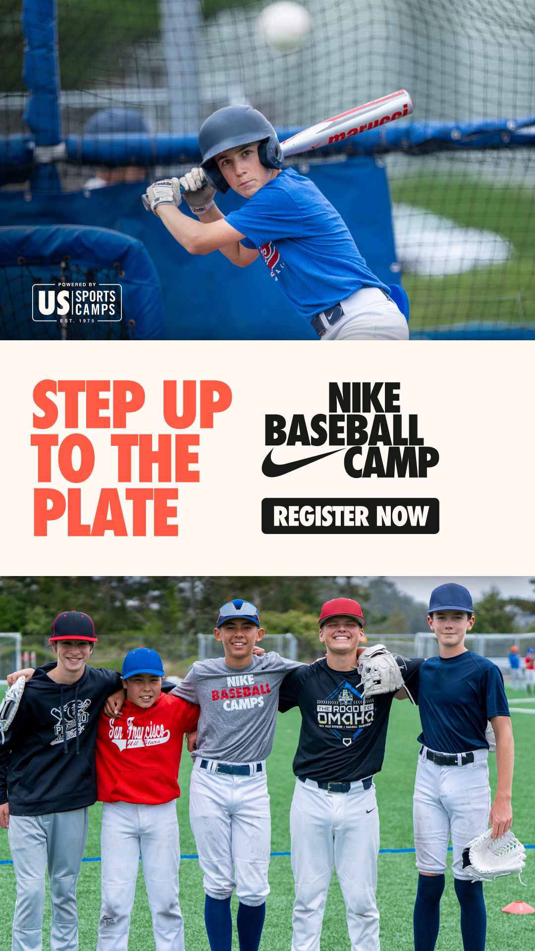 US Sports Camps - NIKE Sports Camps Facebook ad