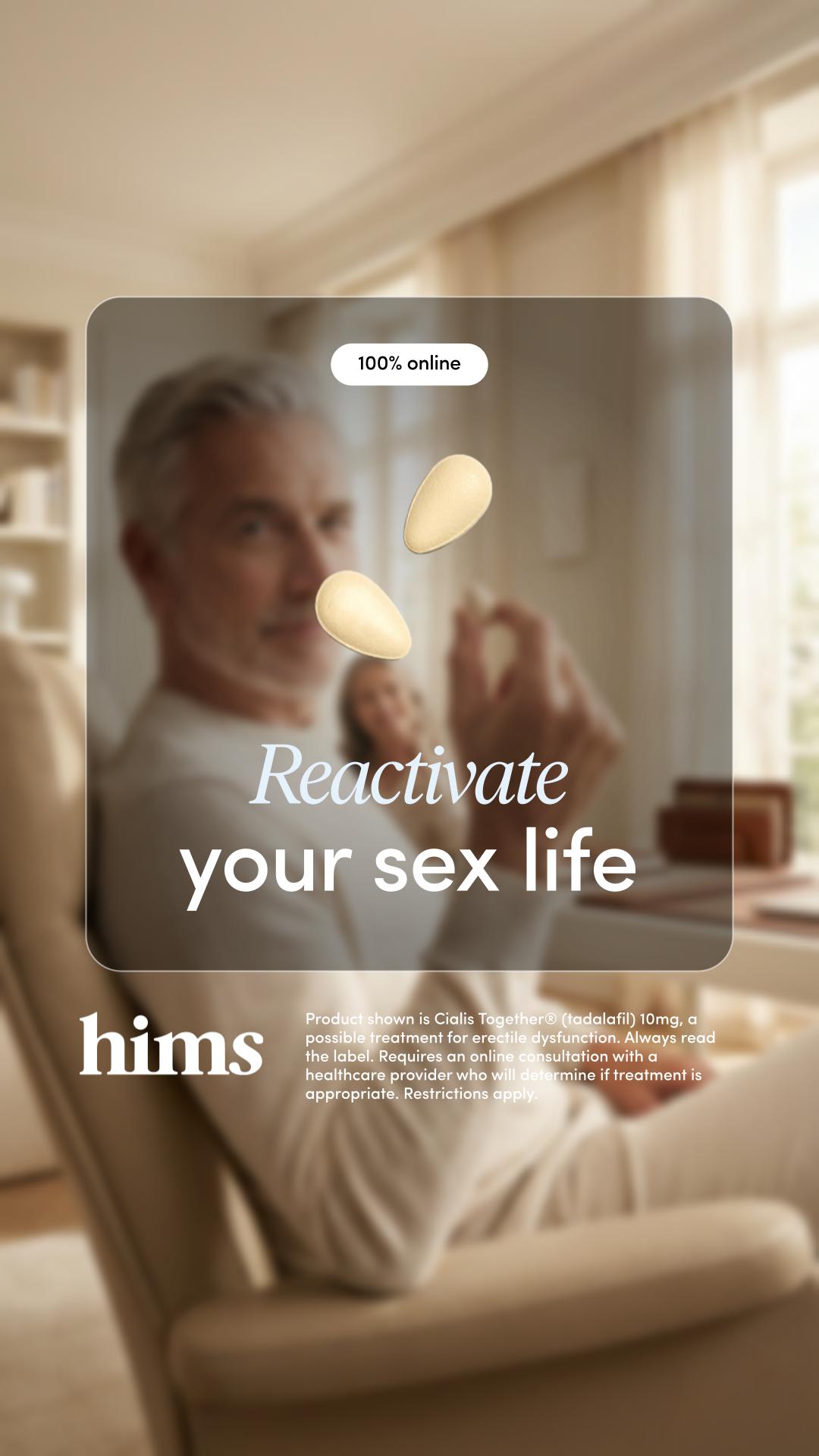 hims Facebook ad