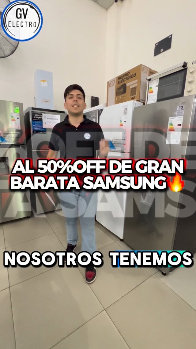 Heladeras GV Boedo Facebook ad: ¡Ingreso la GRAN BARATA SAMSUNG y llegó para…
