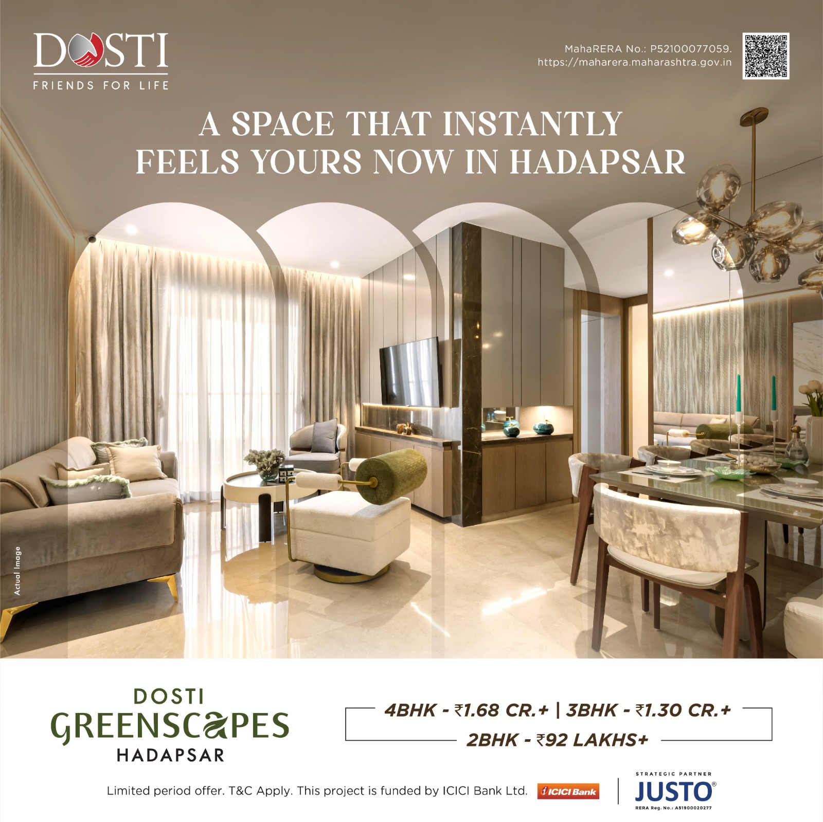 Dosti Realty Facebook ad