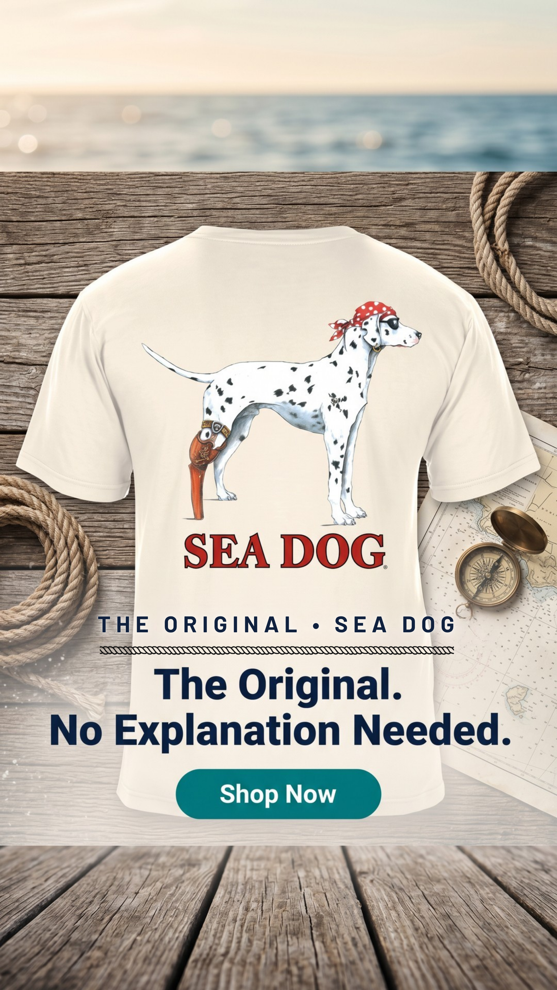 Sea Dog T-Shirts Facebook ad