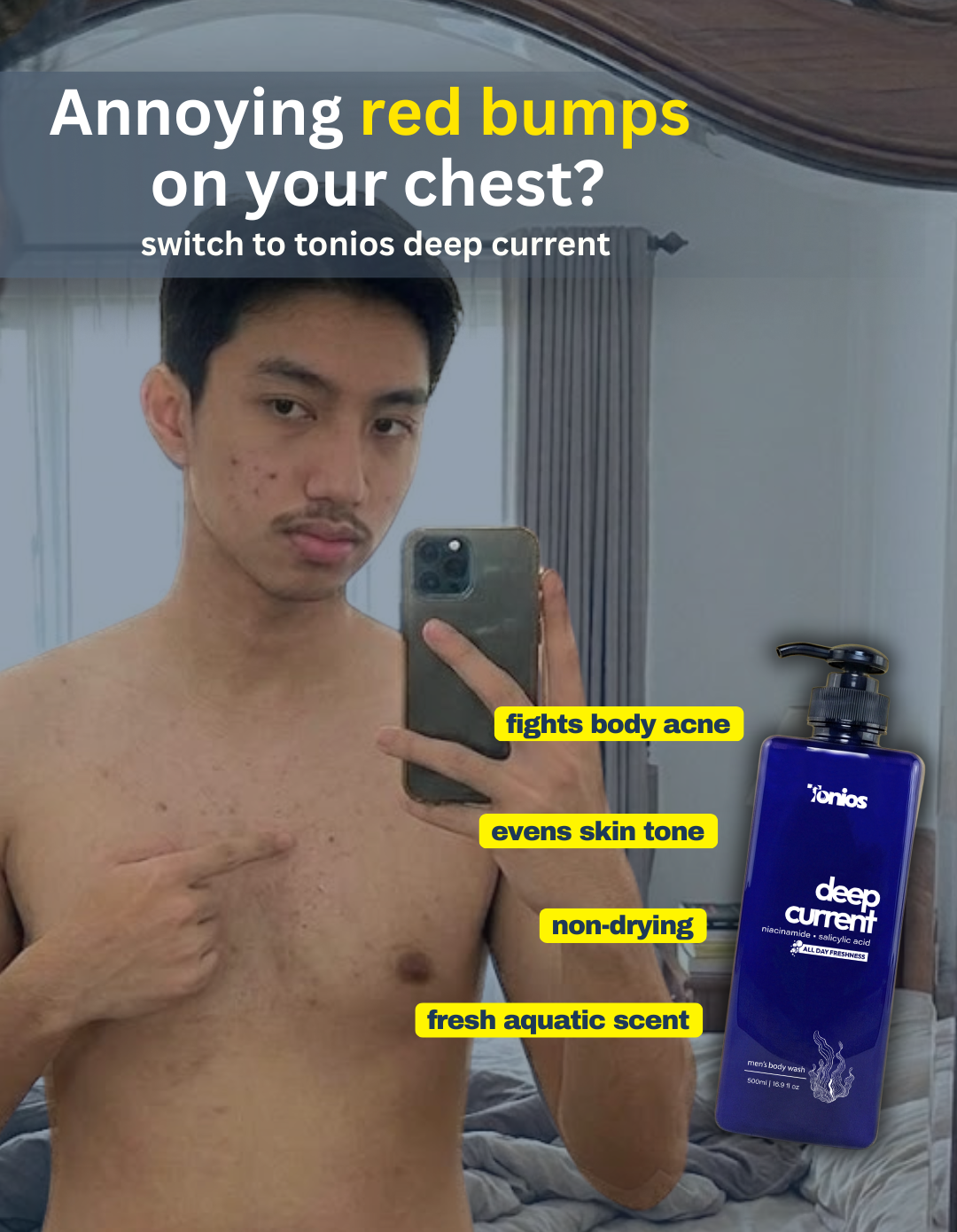 Tonios Facebook ad