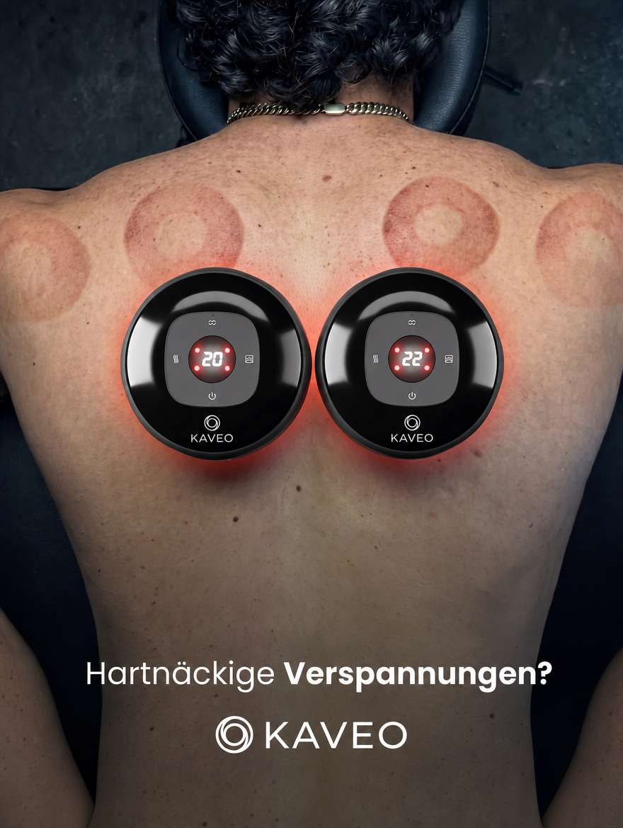 Kaveo Facebook ad: Schröpfen. Aber modern.