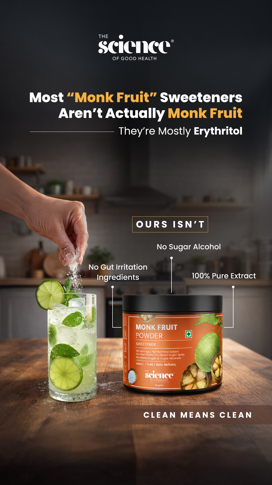 The Science of Good Health Facebook ad