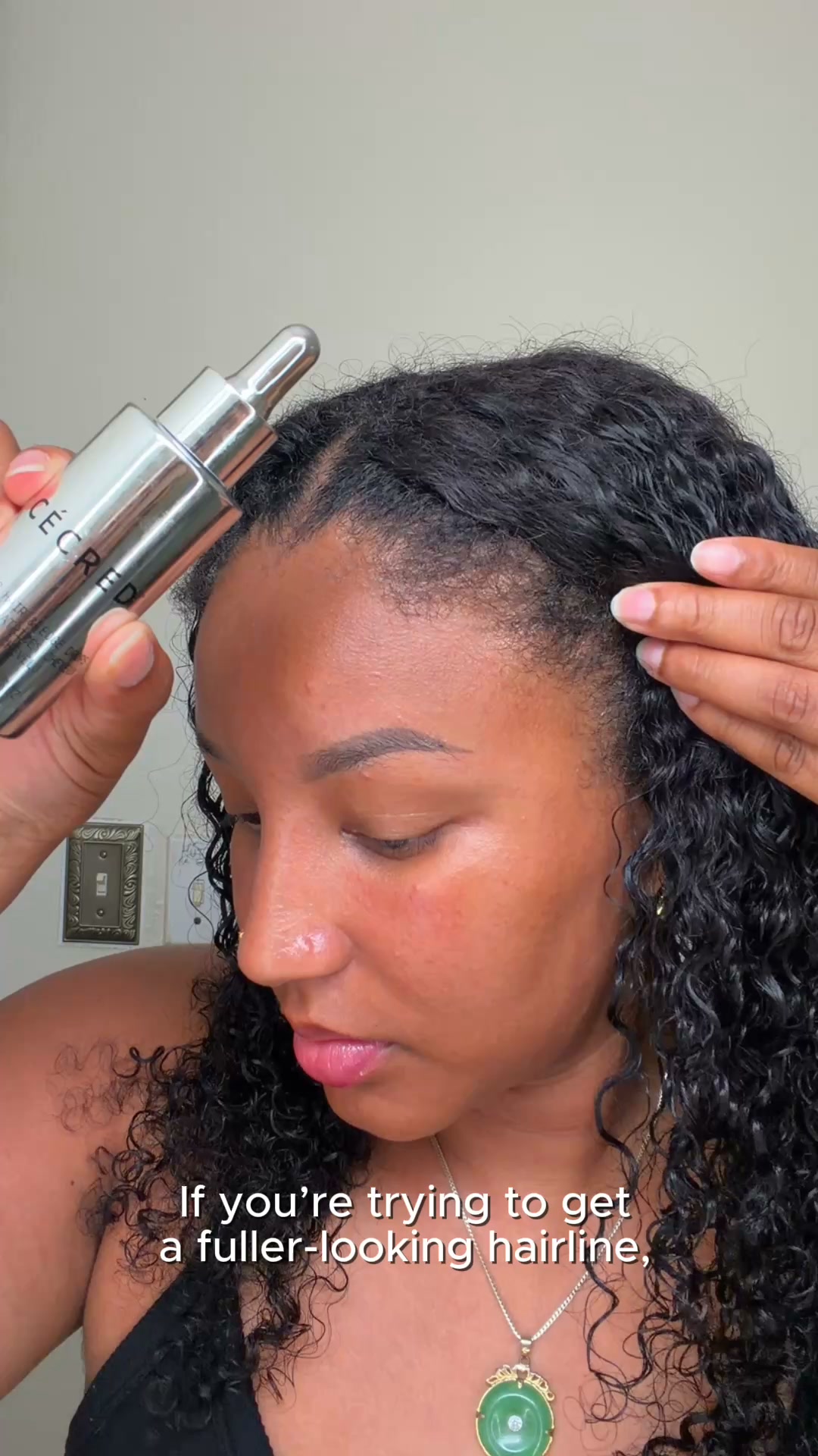 Cecred Facebook ad: Restoring Hair & Edge Drops