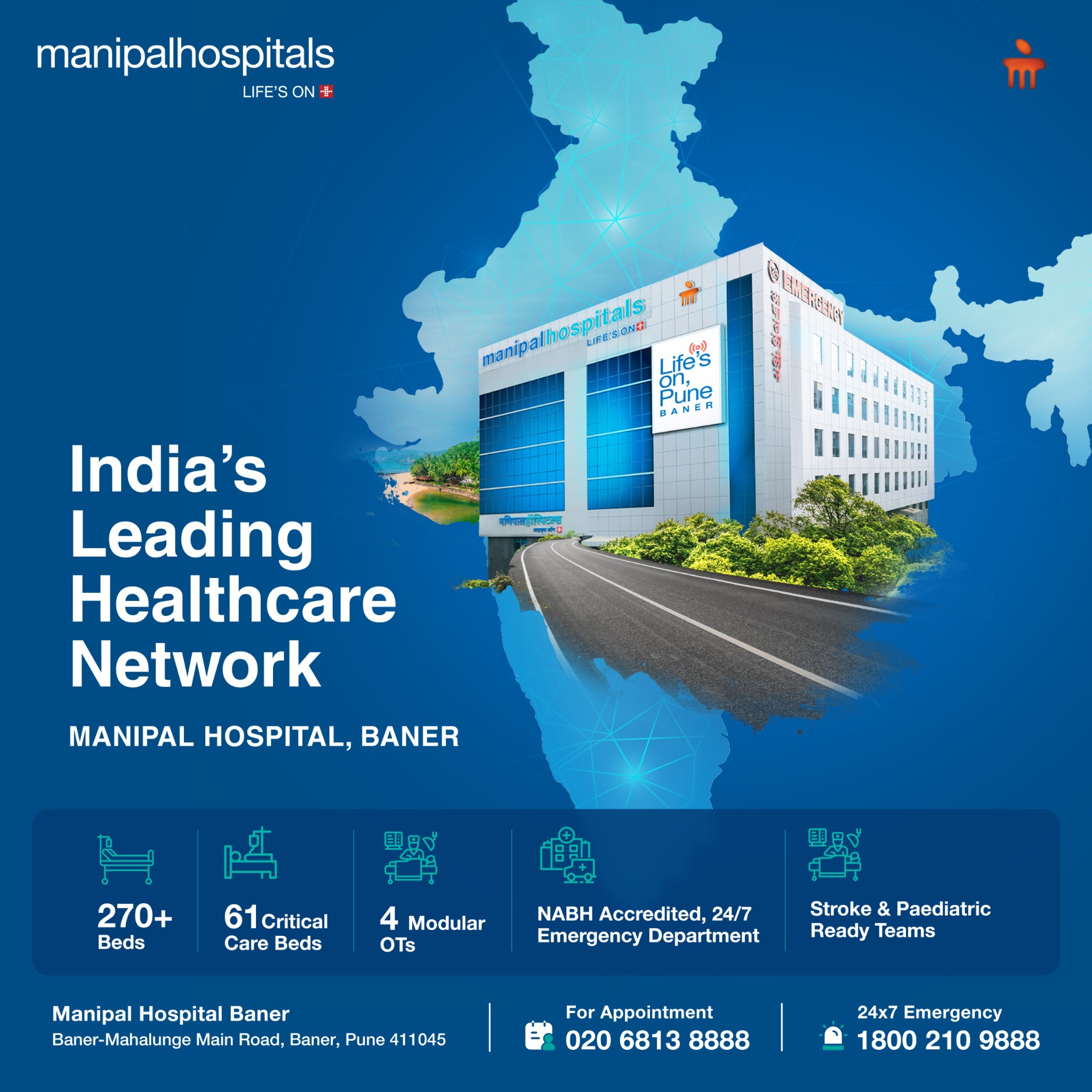 Manipal Hospitals Facebook ad