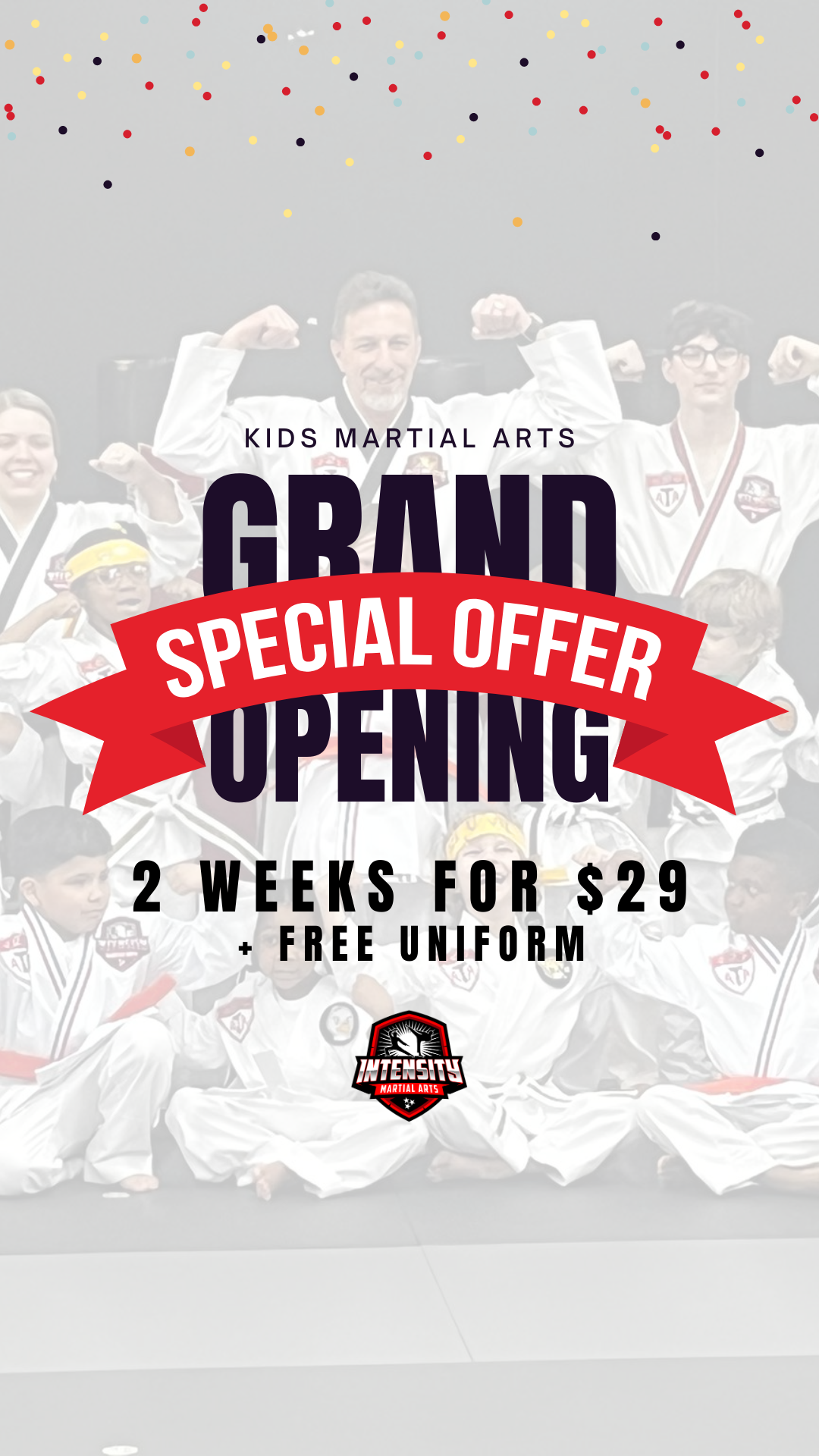Intensity Martial Arts - Cordova ATA Facebook ad from Mar 23, 2026