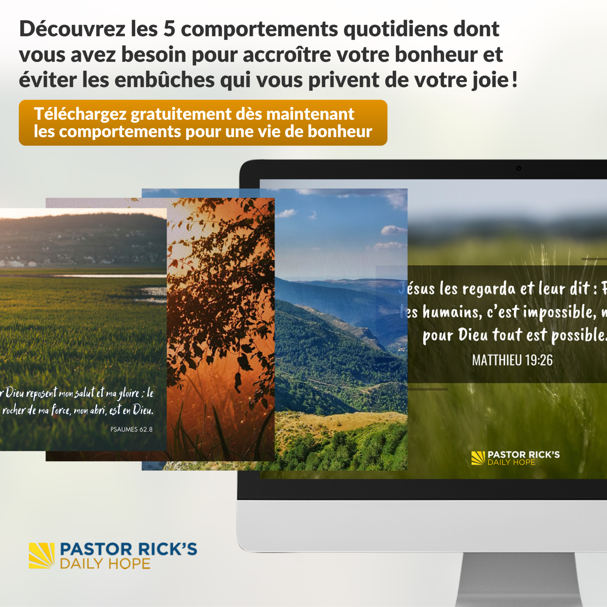 Pastor Rick's Daily Hope Facebook ad