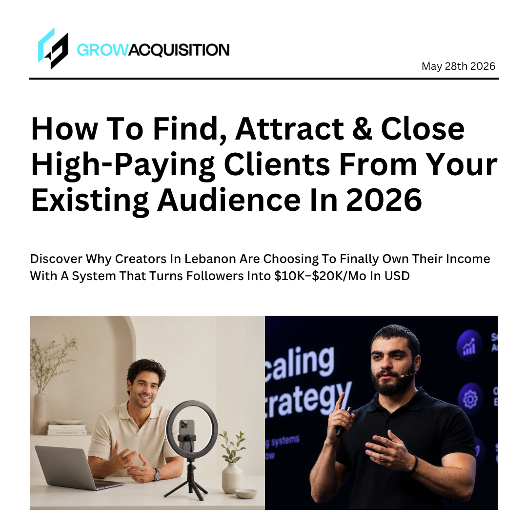 Growacq Facebook ad: The Truth About Making Money Online As A Creator In…
