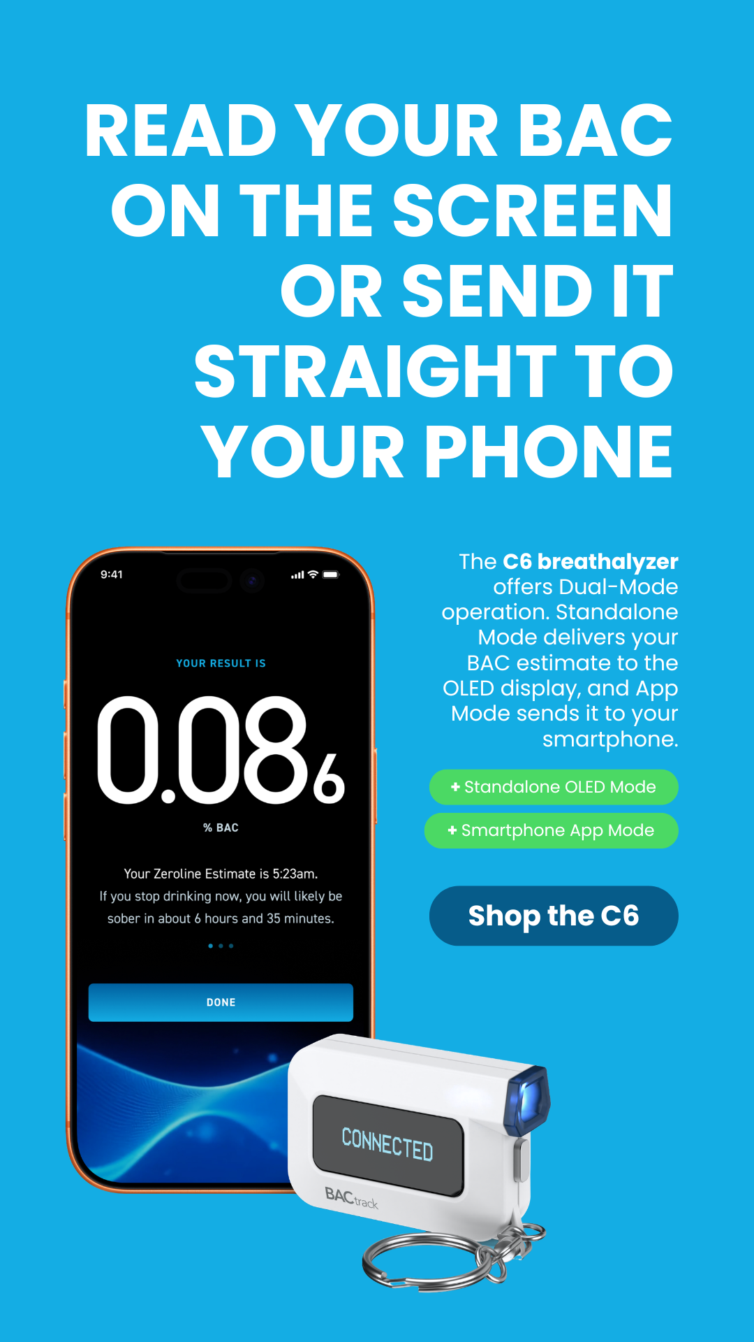 BACtrack Facebook ad