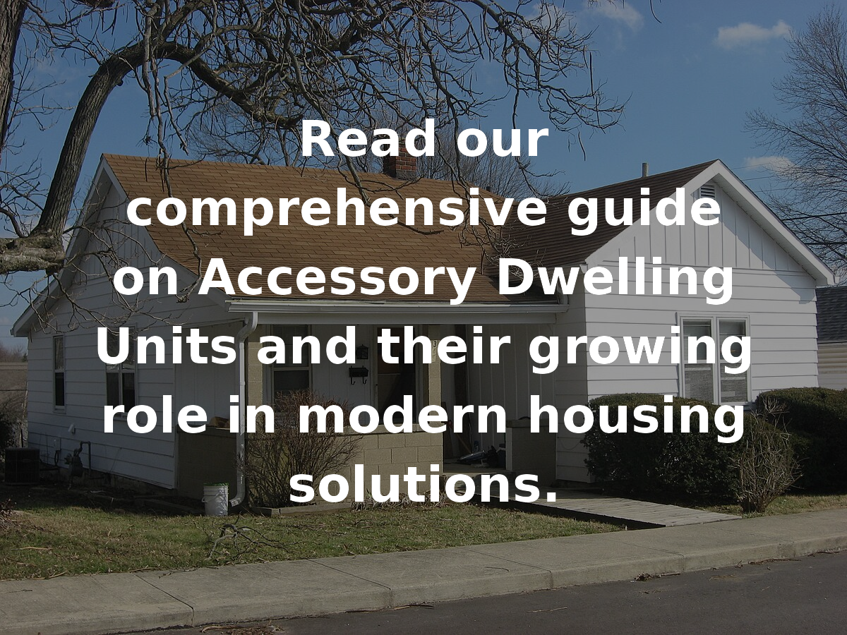 Clever Home Solutions Facebook ad: Accessory Dwelling Units ADUs: Guide