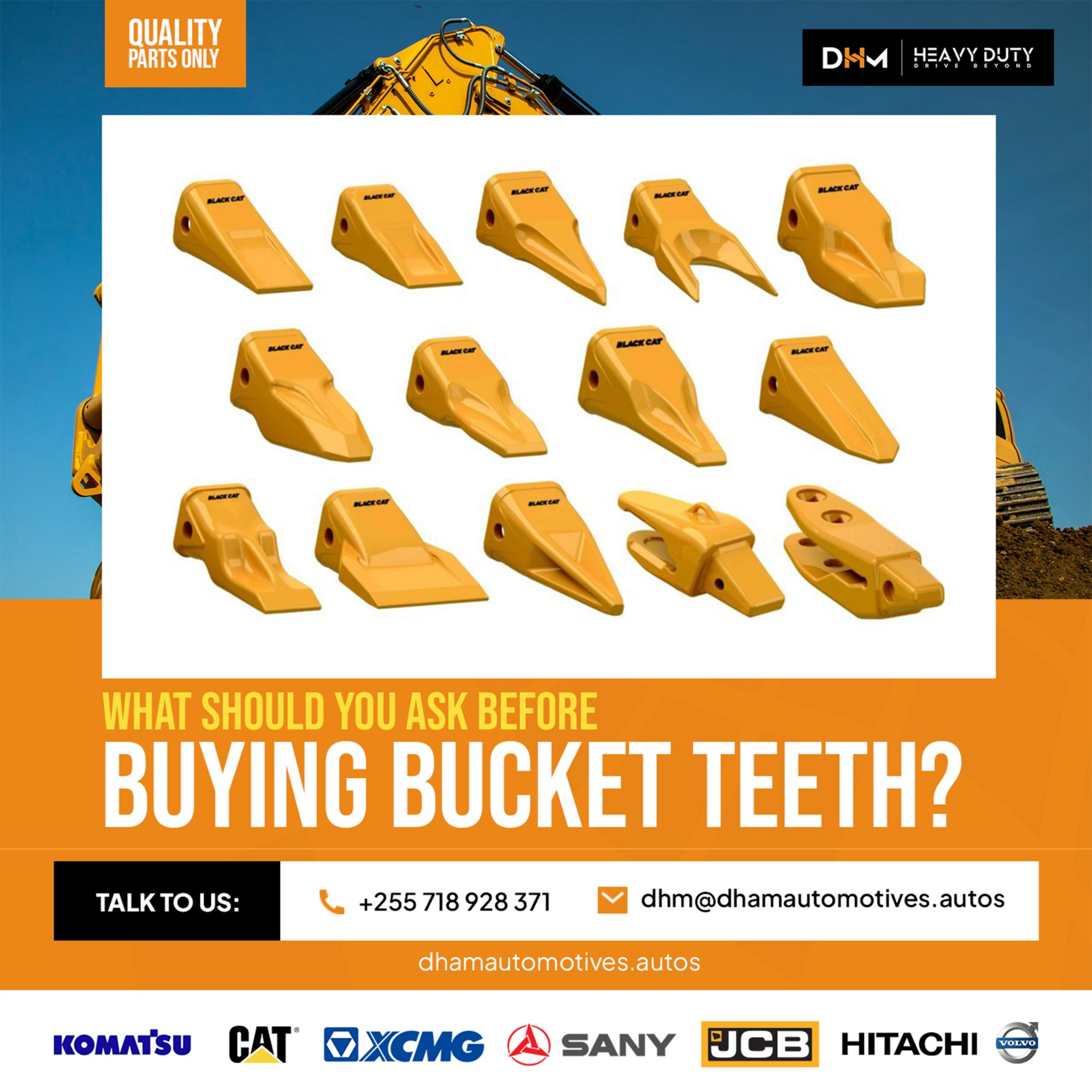 DHM Heavy Duty Facebook ad: Worn bucket teeth can cost you more than…