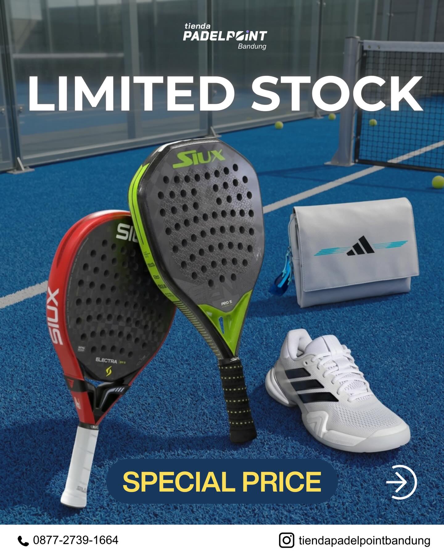 Tienda Padelpoint Bandung Facebook ad