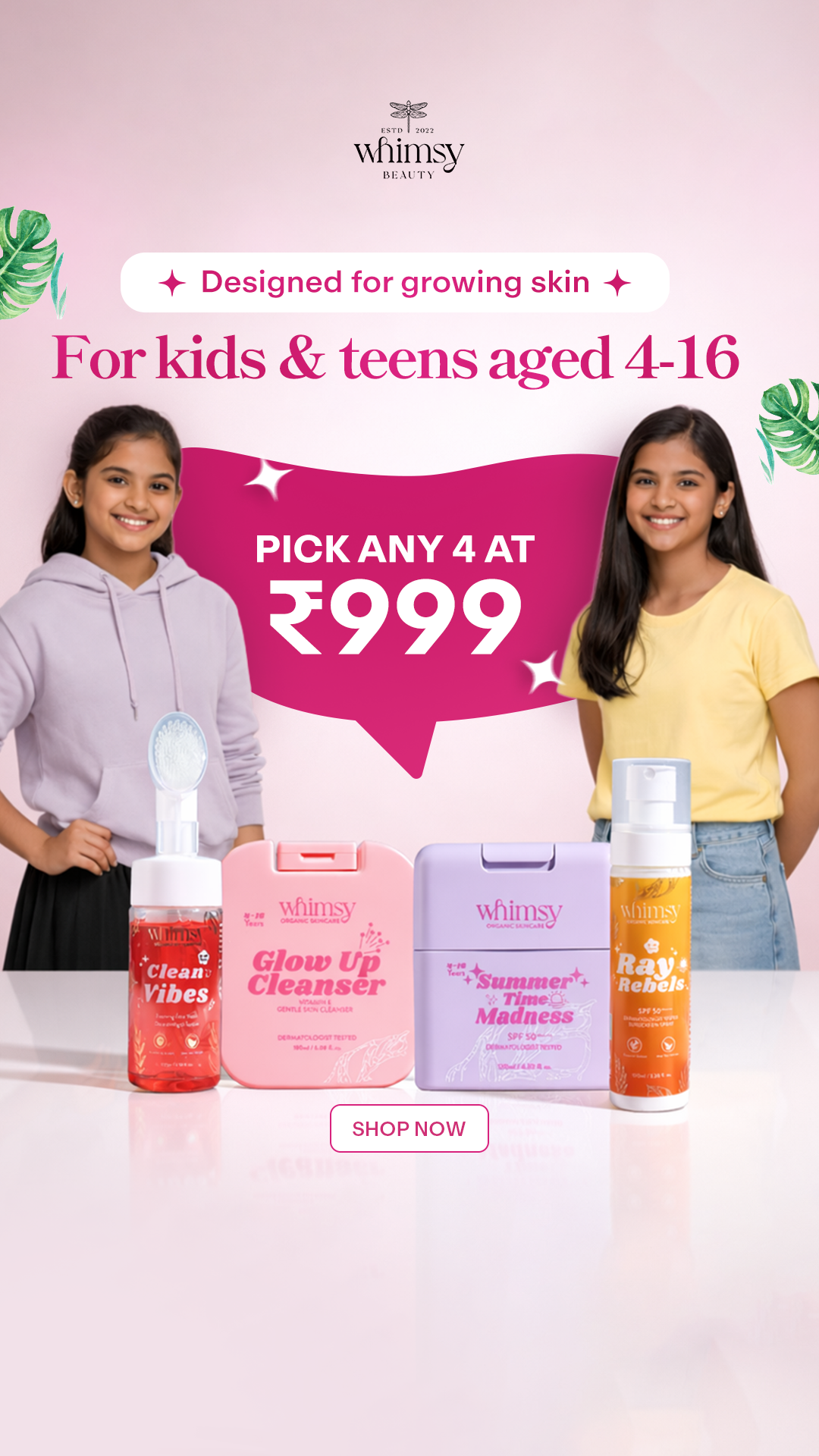 Whimsy Beauty Facebook ad