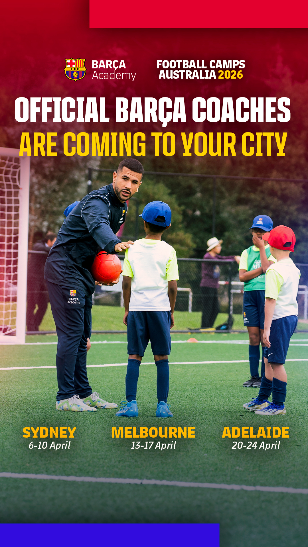 Barça Academy Australia & New Zealand Facebook ad