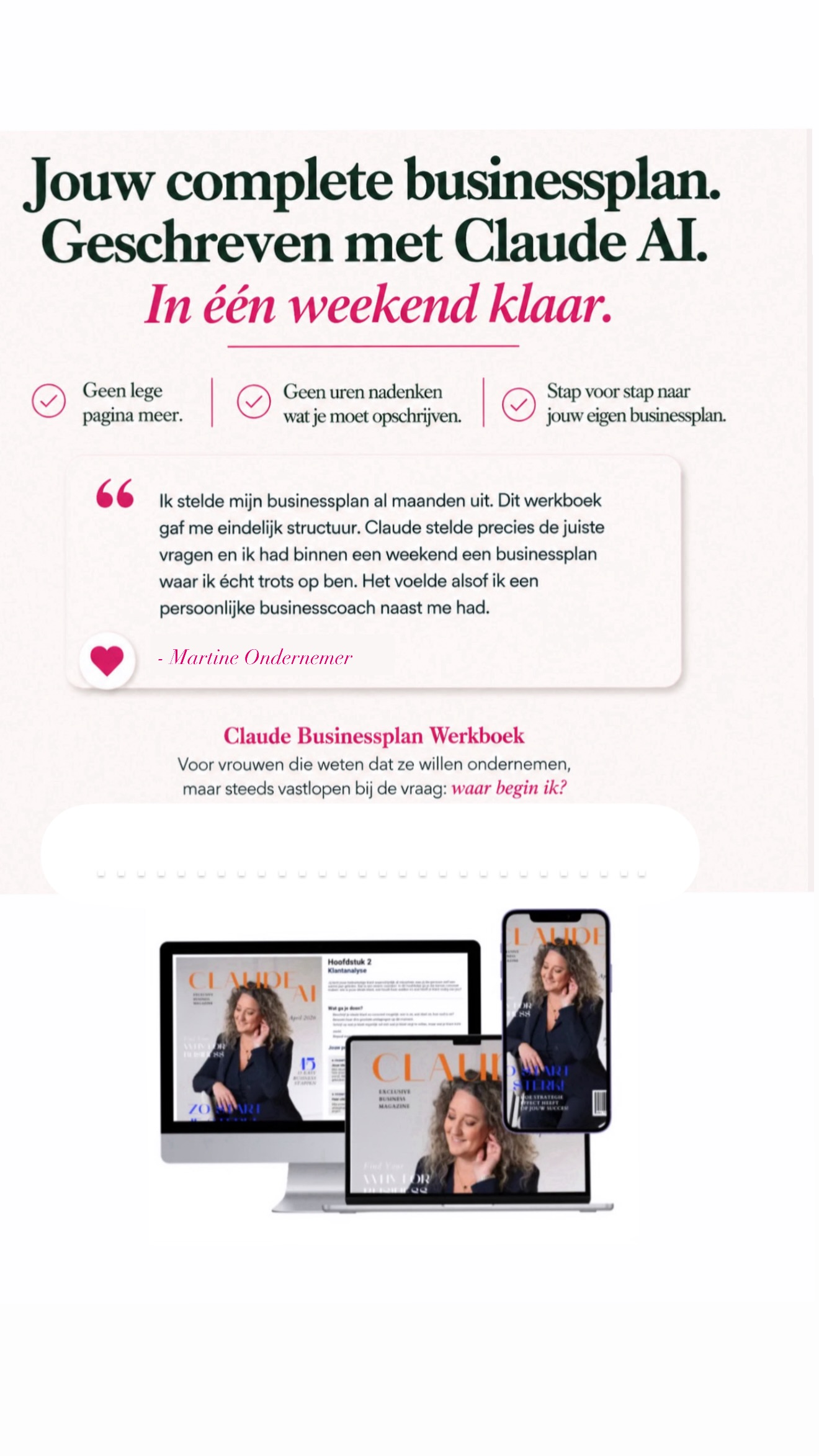 MissTroubleshooter.nl Facebook ad: Start je Bedrijf met Claude