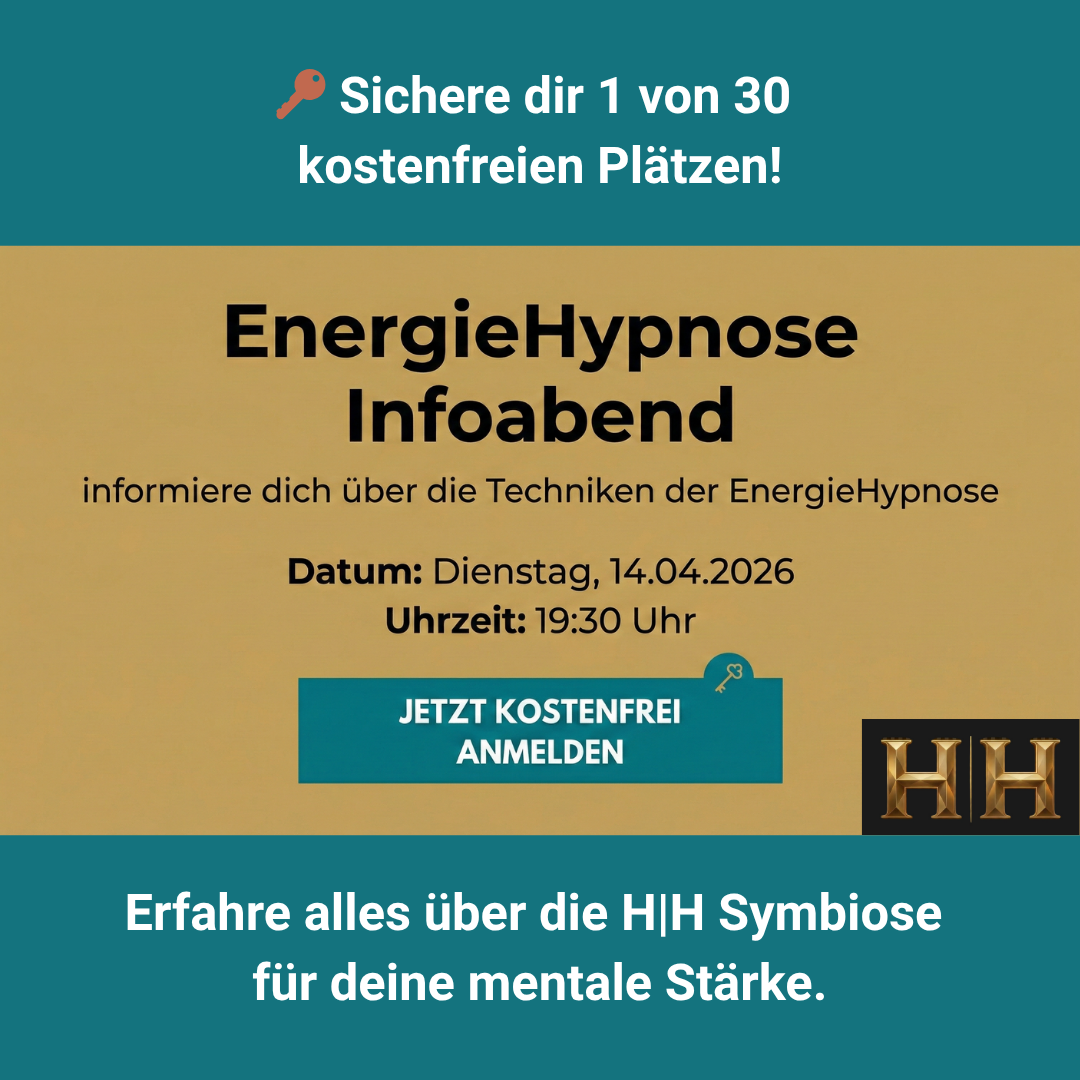 Herta&Heino Facebook ad: INFOABEND ENERGIEHYPNOSE: DI.