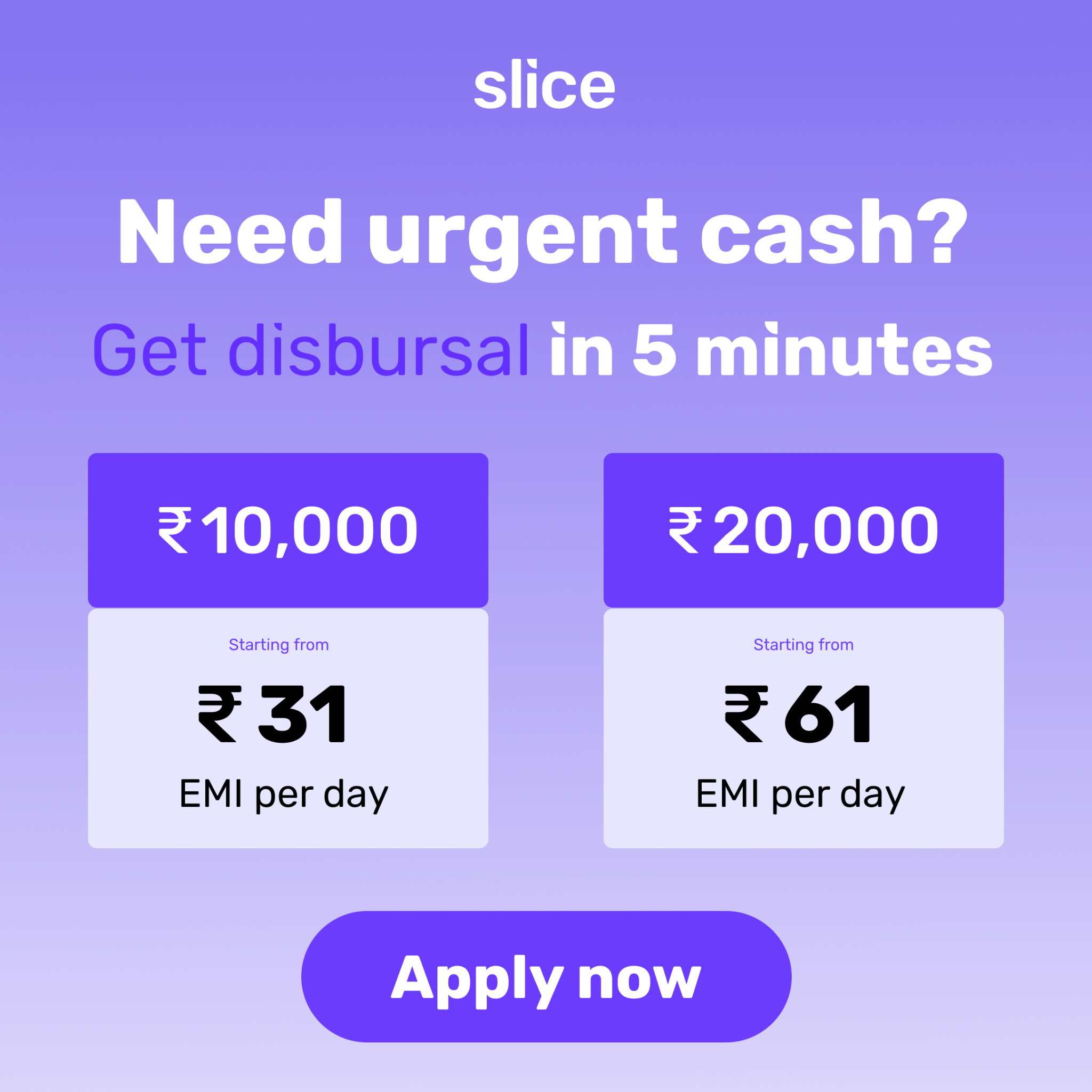 slice Facebook ad