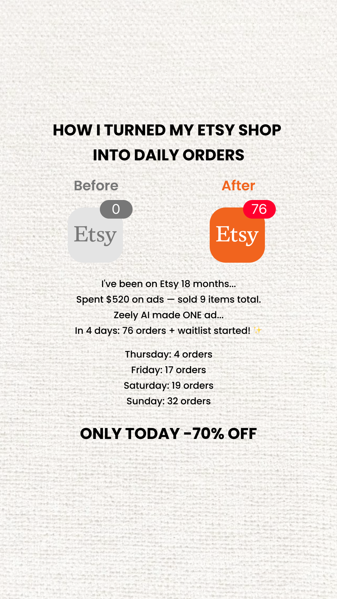 Zeely Facebook ad