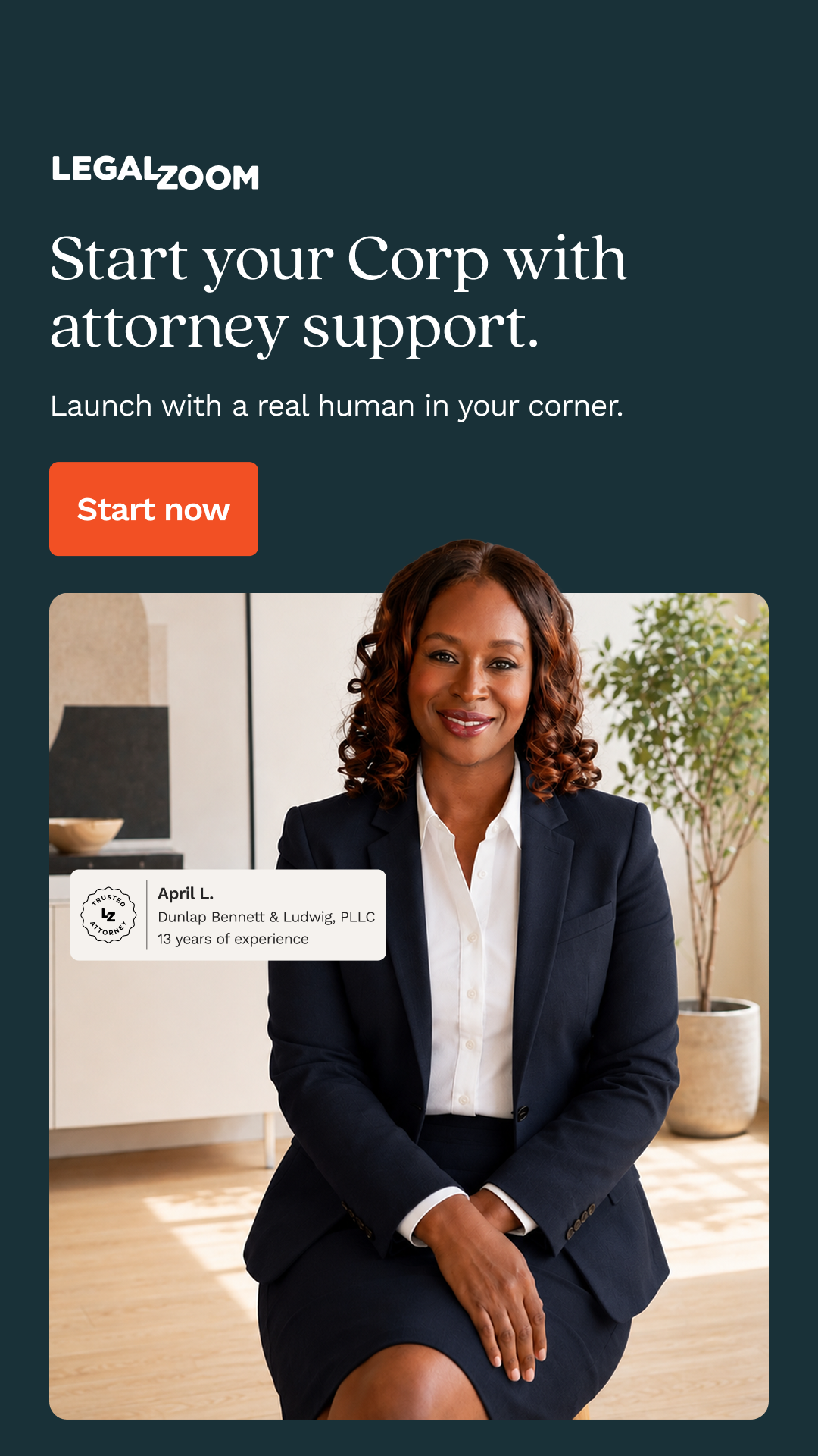 LegalZoom Facebook ad