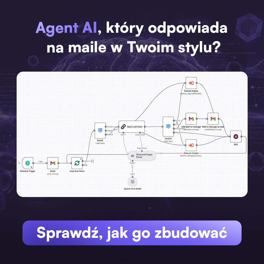 Stormit - Tomasz Woliński Facebook ad: Zapisz się na warsztaty i zacznij budować agentów AI