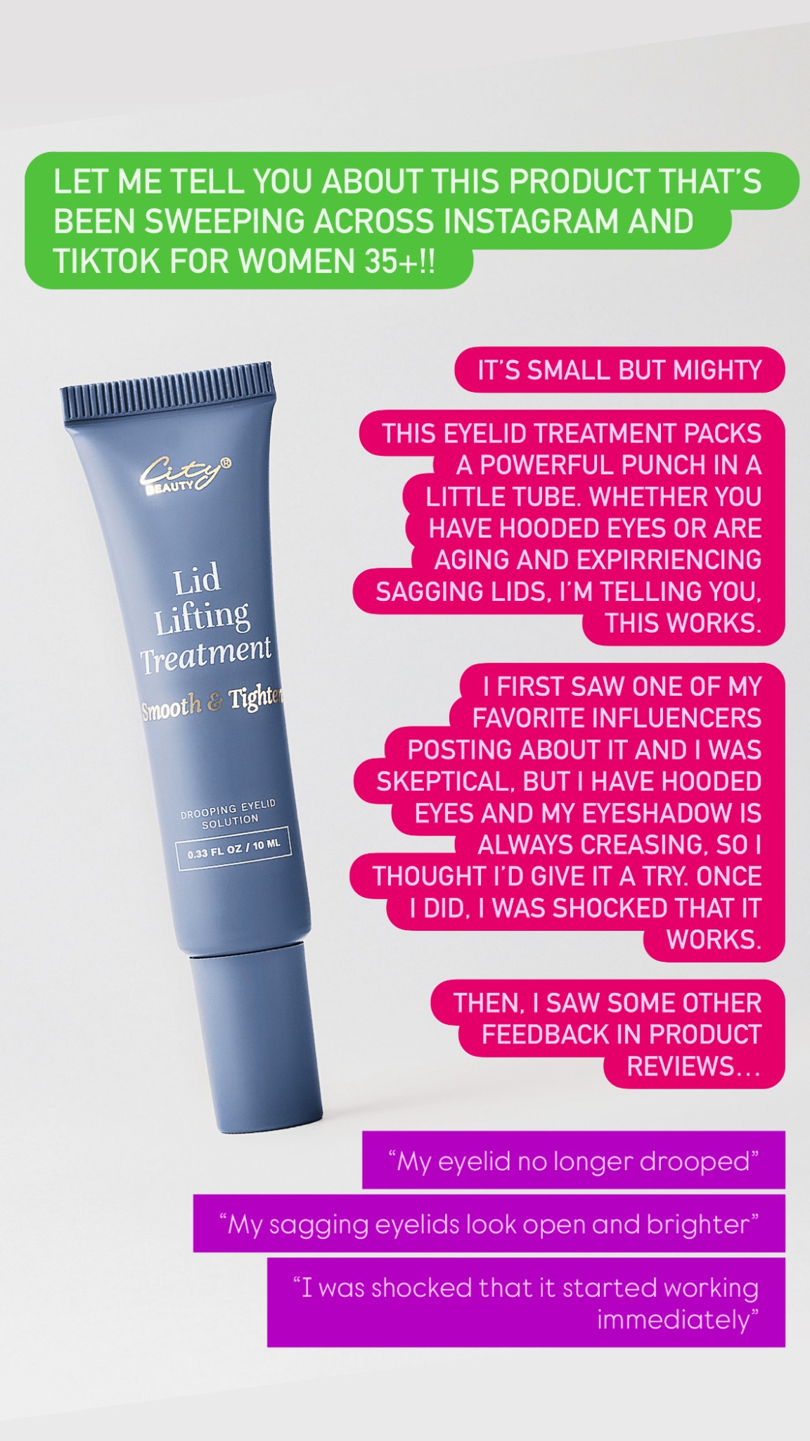 City Beauty Facebook ad