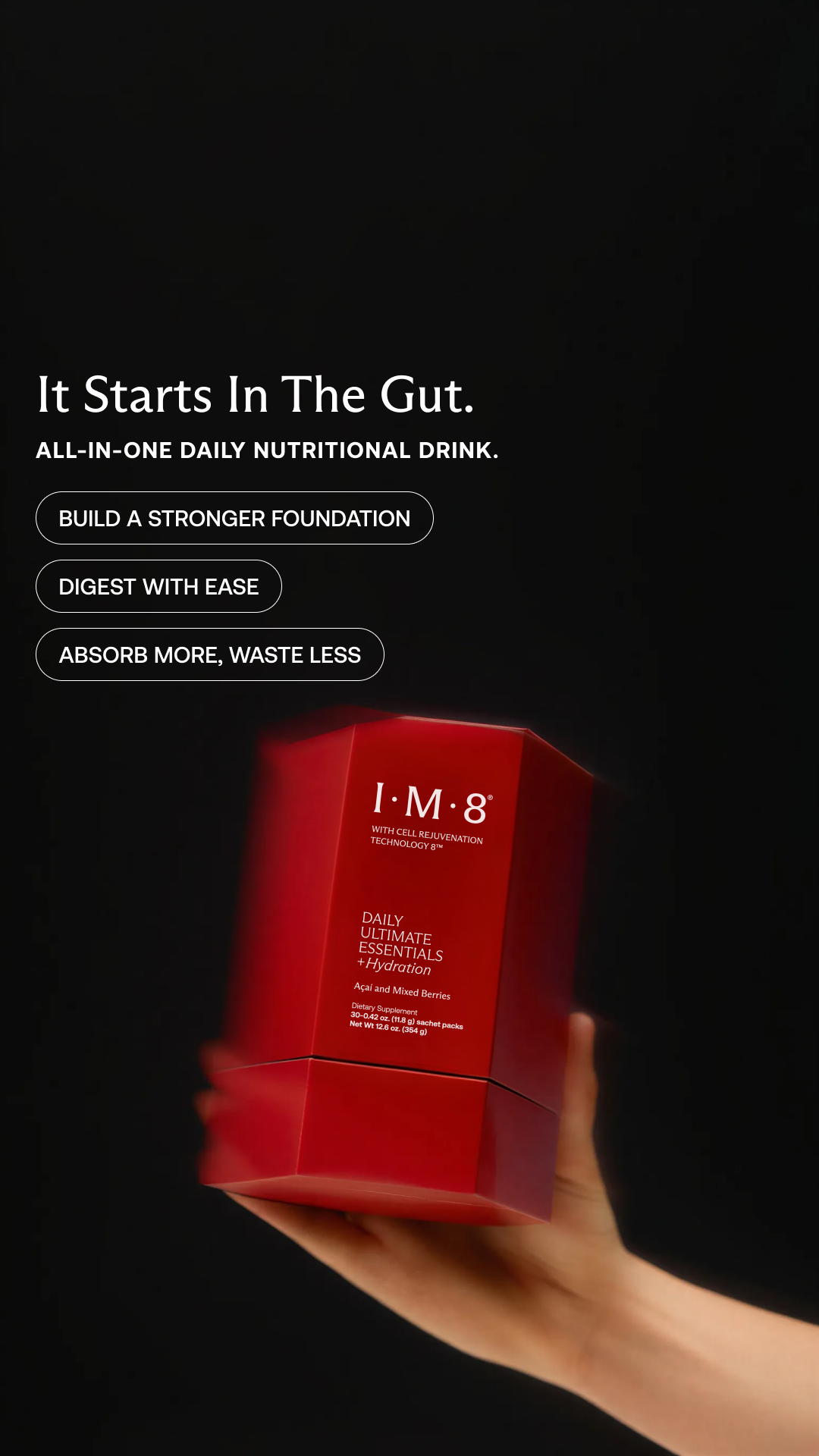 IM8 Health Facebook ad