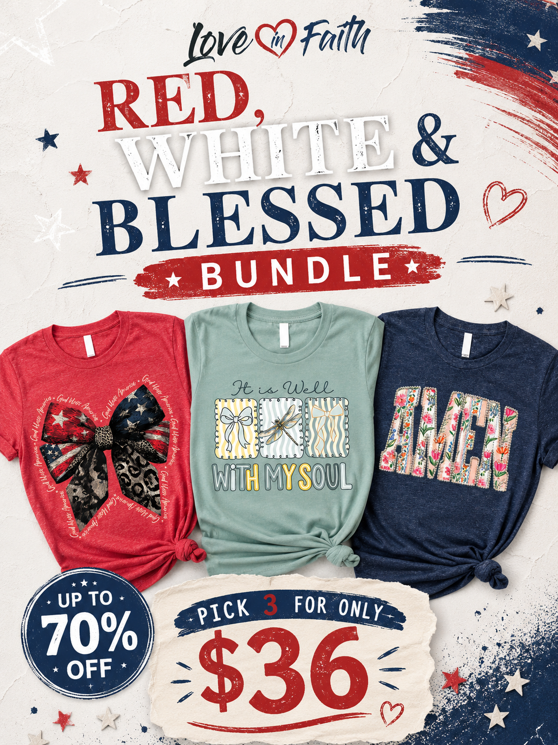 Love in Faith Facebook ad