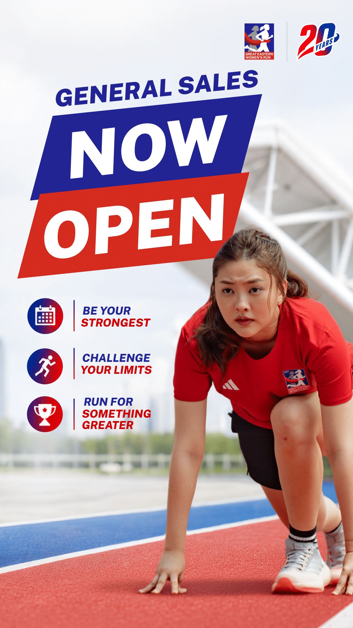 Great Eastern Women's Run Singapore Facebook ad