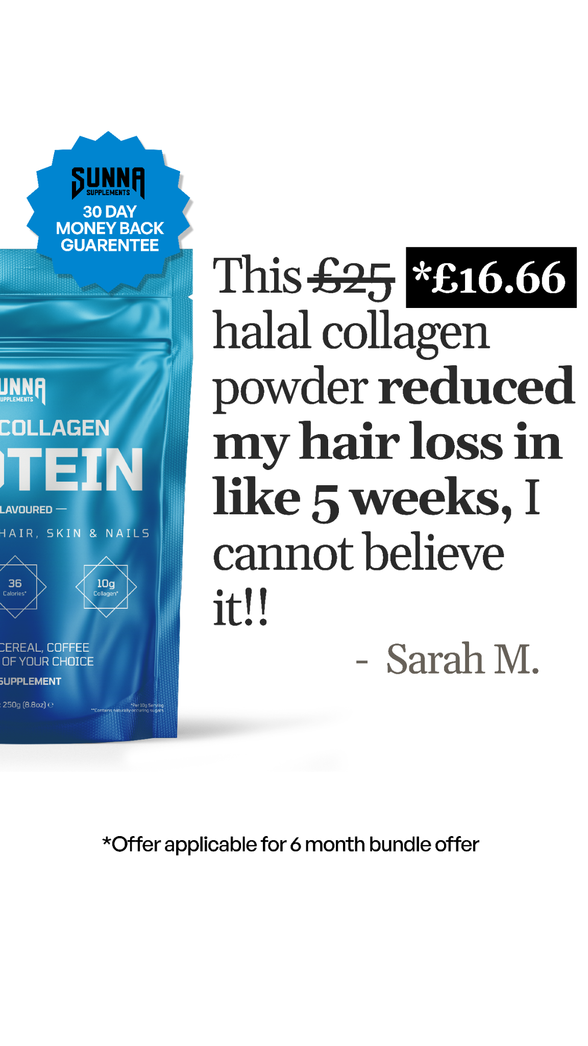 Sunna Supplements Facebook ad
