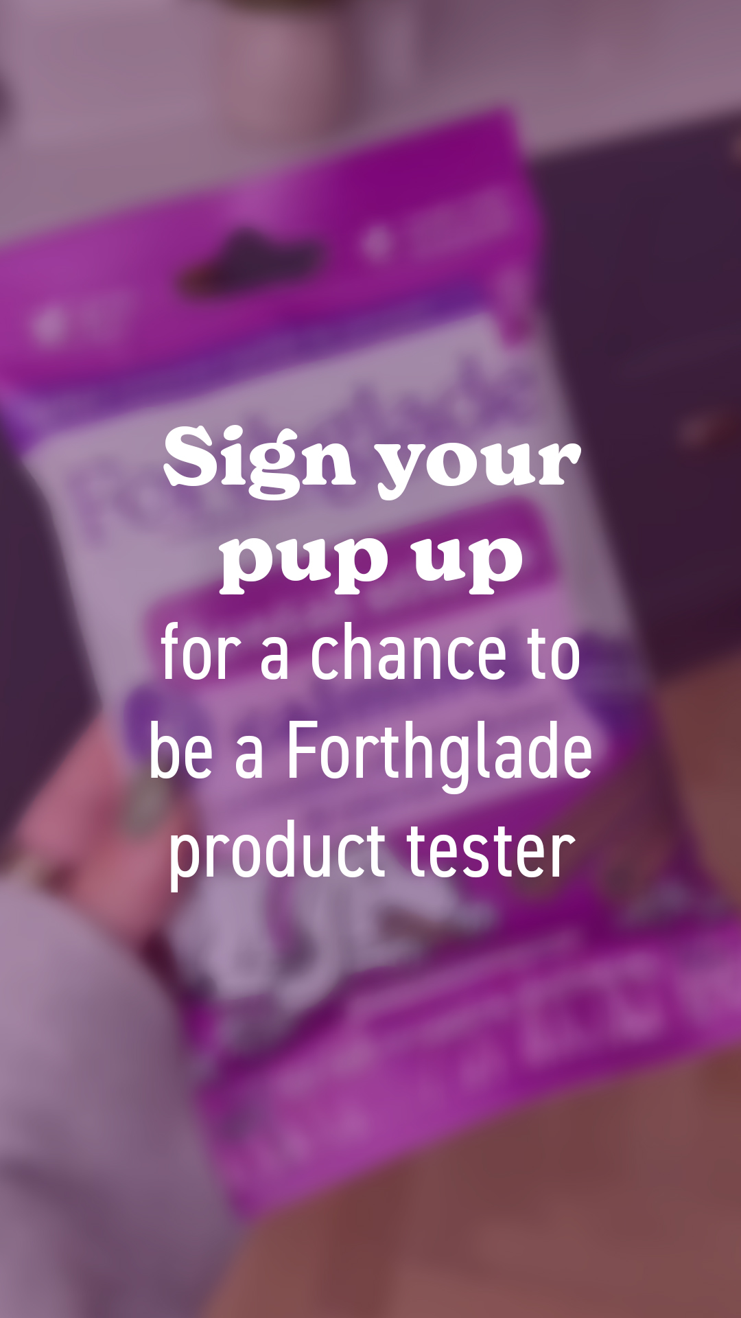 Forthglade Natural Pet Food Facebook ad