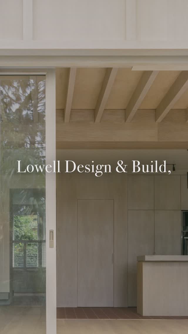 Lowell Design & Build Facebook ad: Follow @lowell.design.build for more.